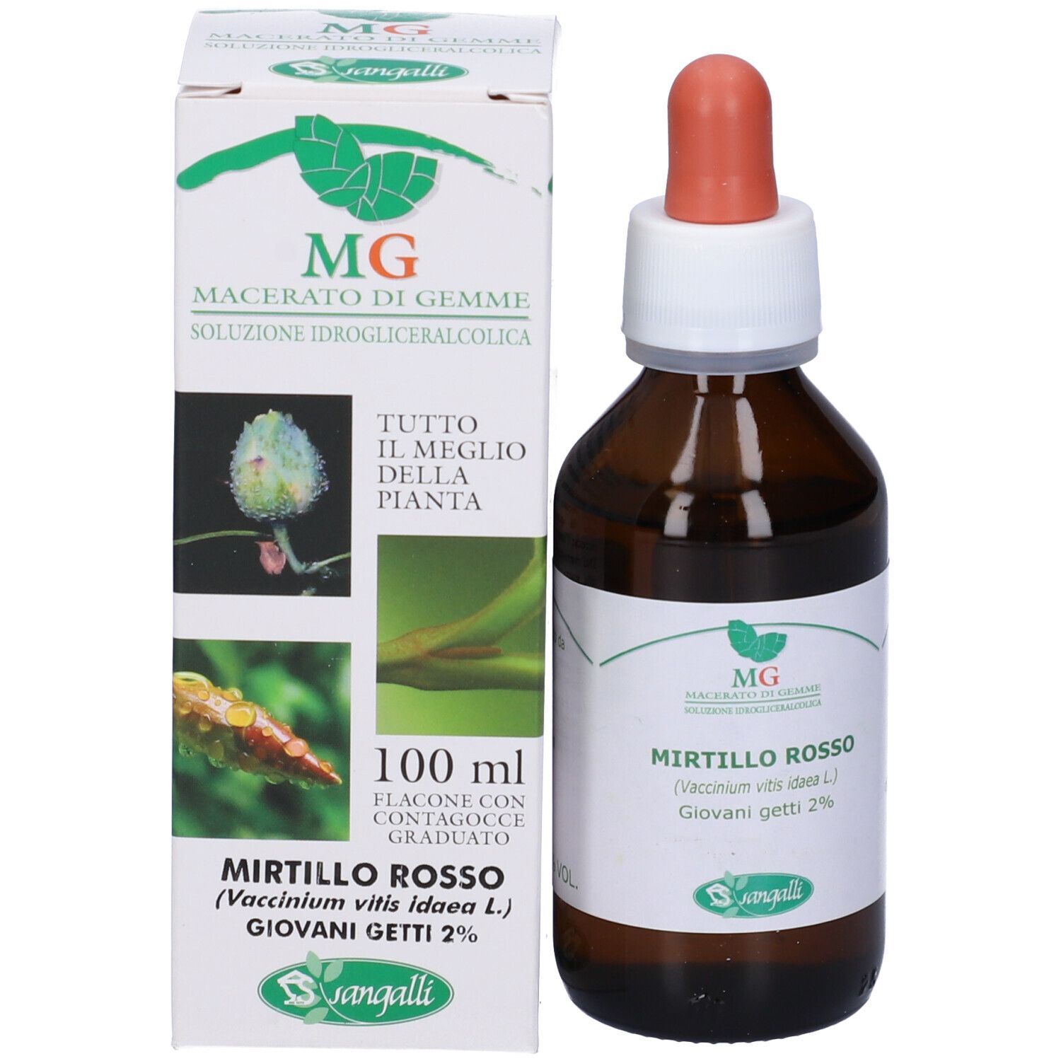 Mirtillo Ro Macerato Glicerico 100 Ml