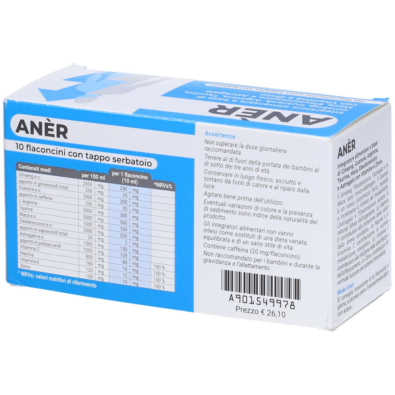 Agips Farmaceutici Aner Flaconcini