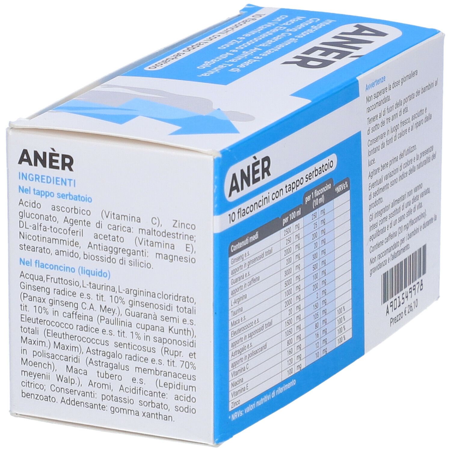 Agips Farmaceutici Aner Flaconcini