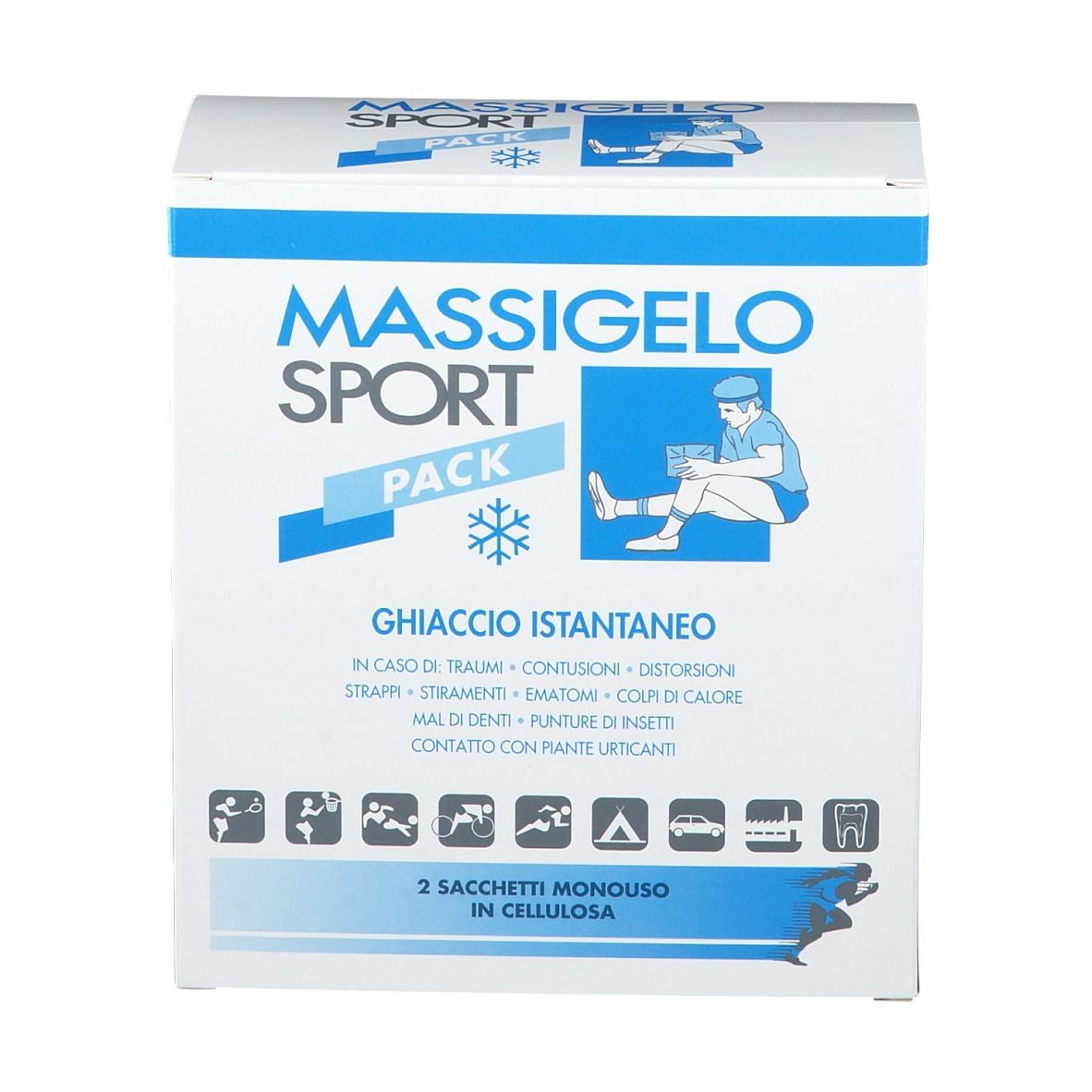 Ghiaccio Istantaneo Massigelo Sport Pack 2 Buste - Marco Viti