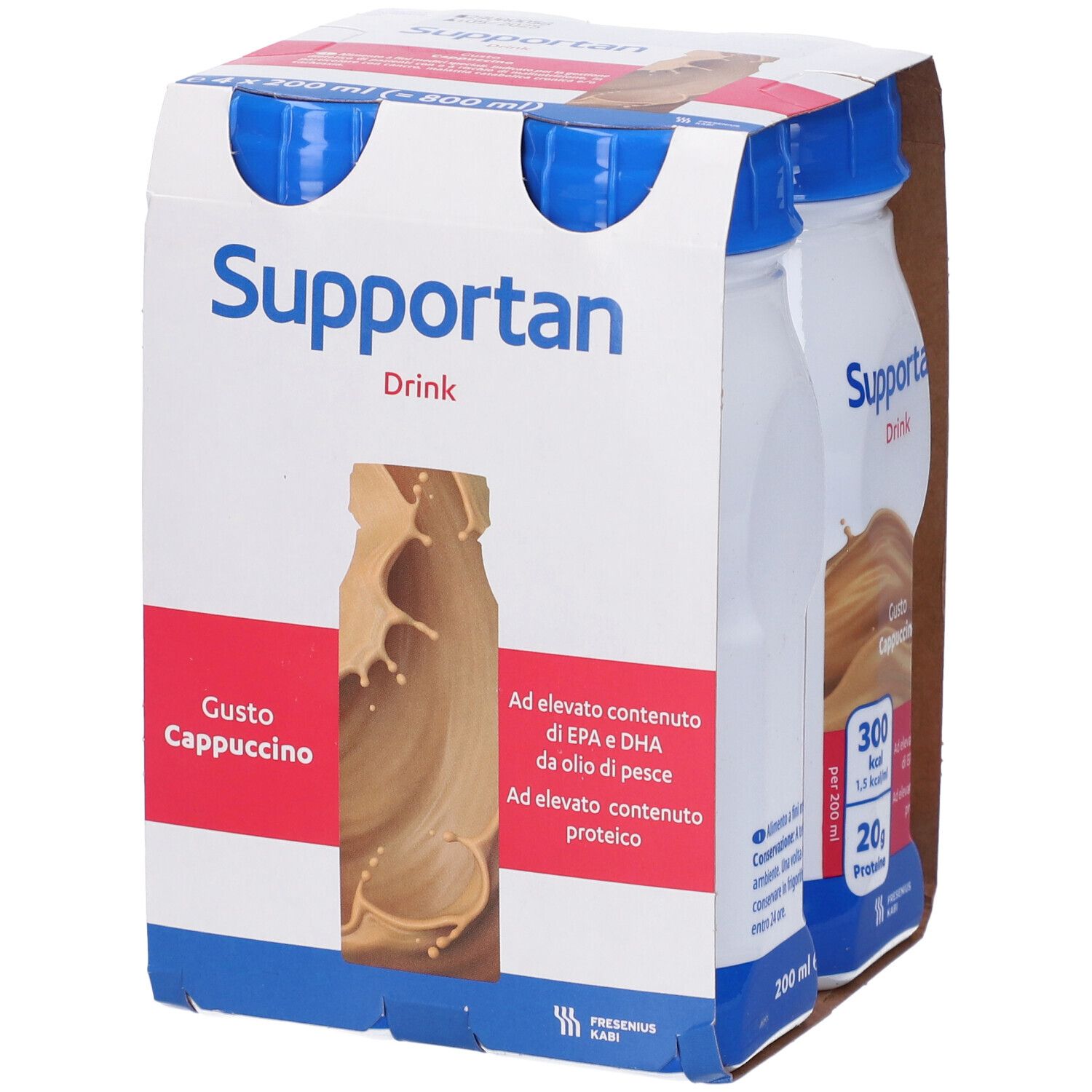 Supportan Drink Cappuccino 4 Flaconi X 200 Ml