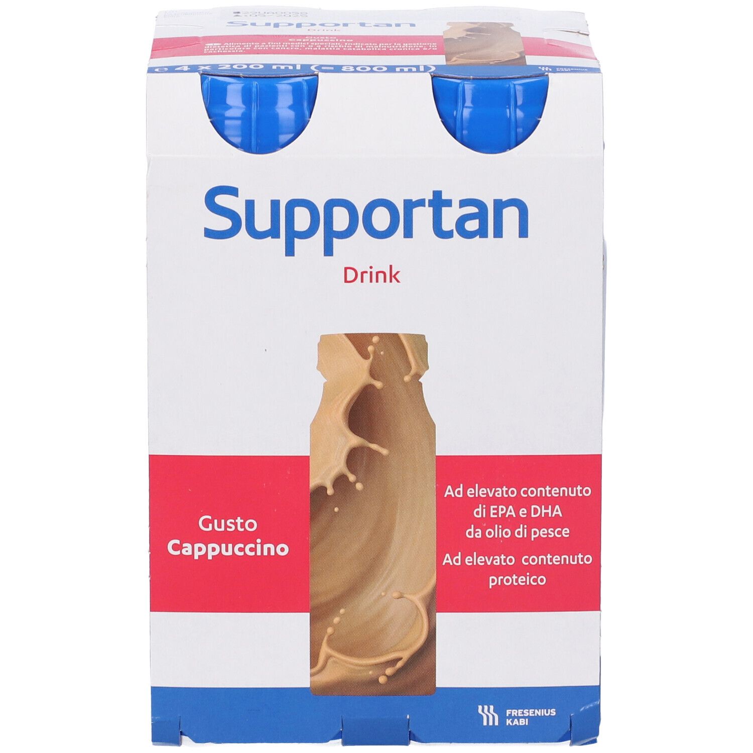 Supportan Drink Cappuccino 4 Flaconi X 200 Ml