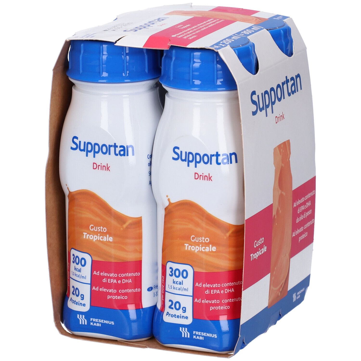 Supportan Drink Frutti Tropicali 4 Flaconi X 200 Ml