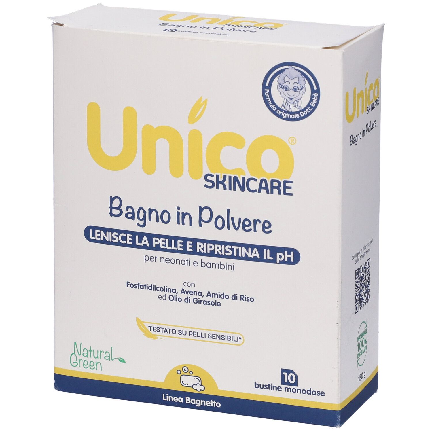 Unico Bagno Neon Bambini 10 Bustine 15 G