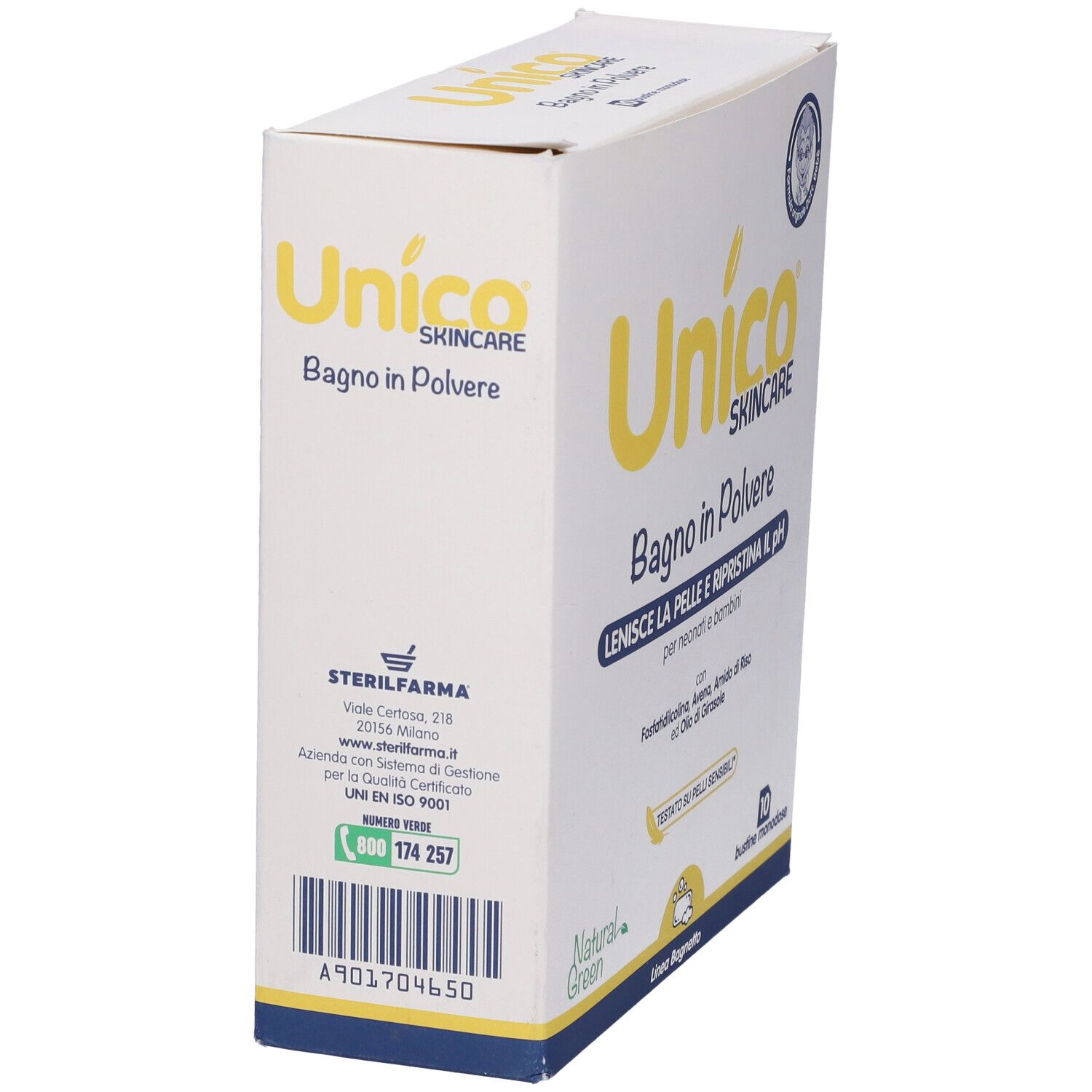 Unico Bagno Neon Bambini 10 Bustine 15 G