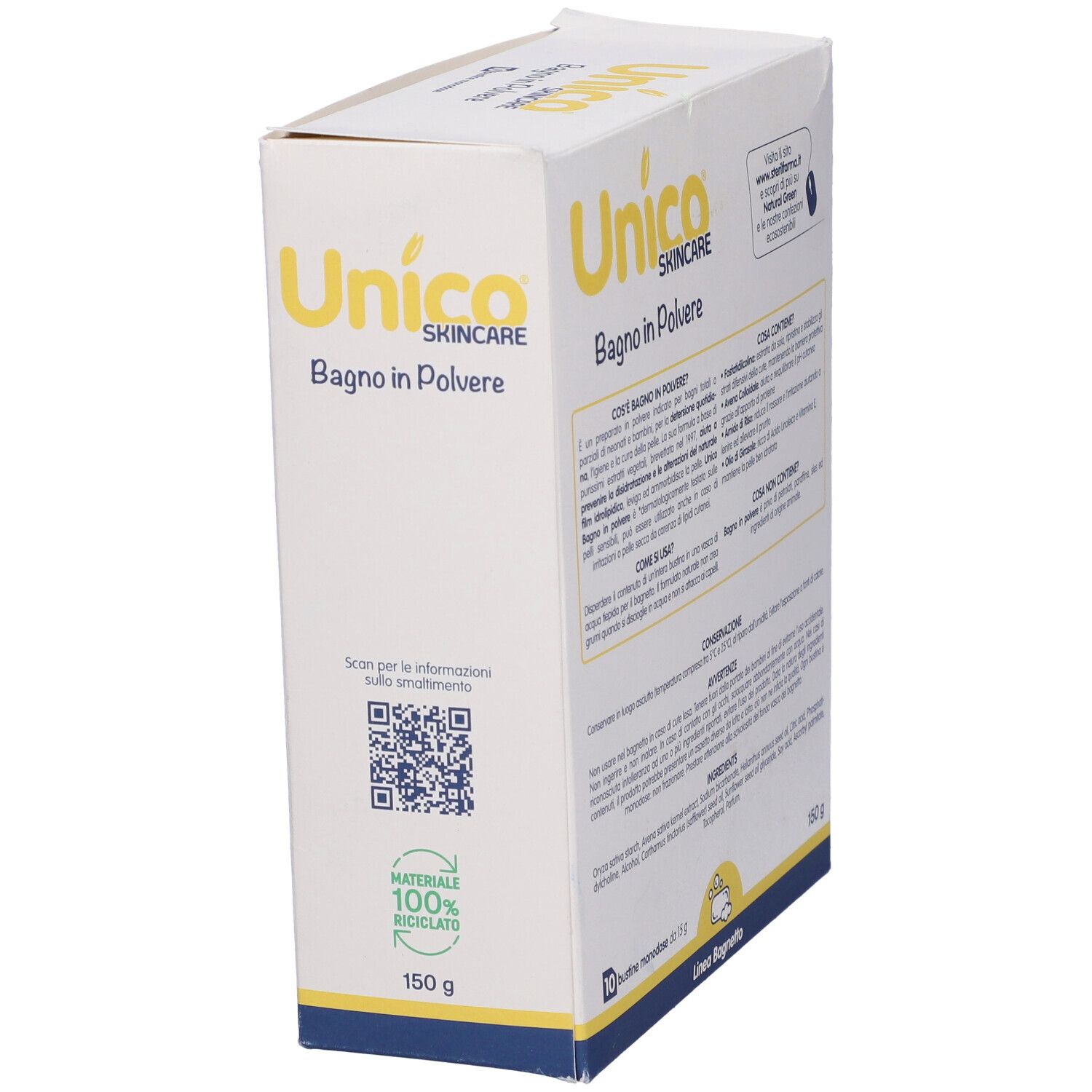 Unico Bagno Neon Bambini 10 Bustine 15 G