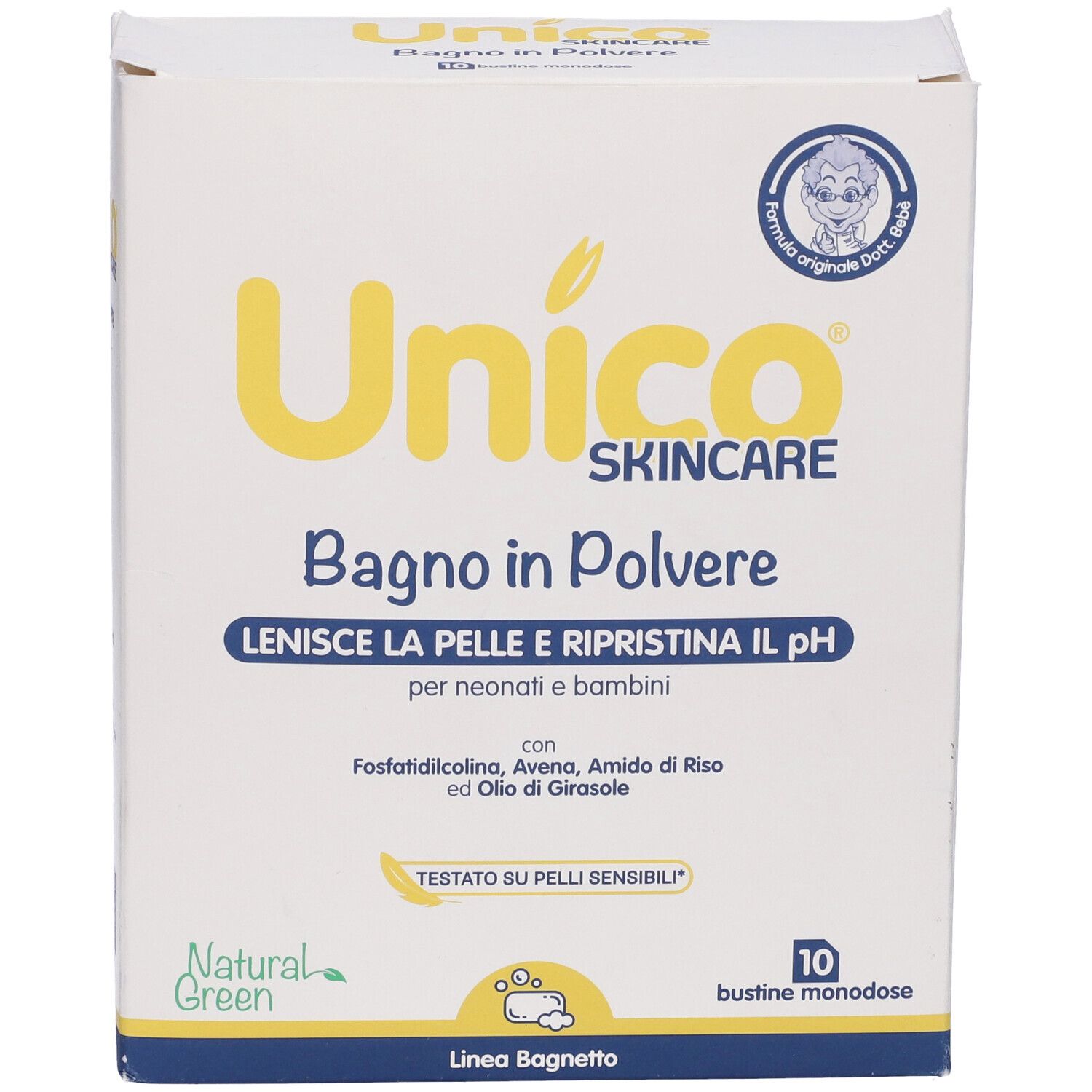 Unico Bagno Neon Bambini 10 Bustine 15 G
