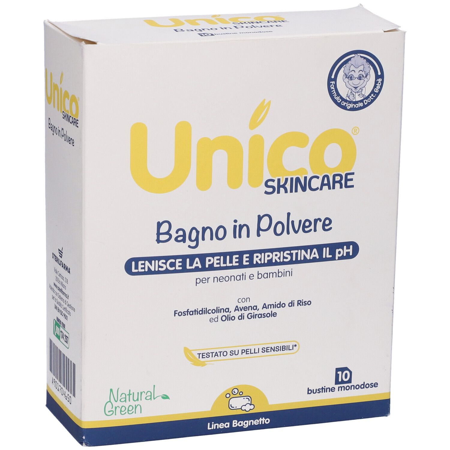 Unico Bagno Neon Bambini 10 Bustine 15 G