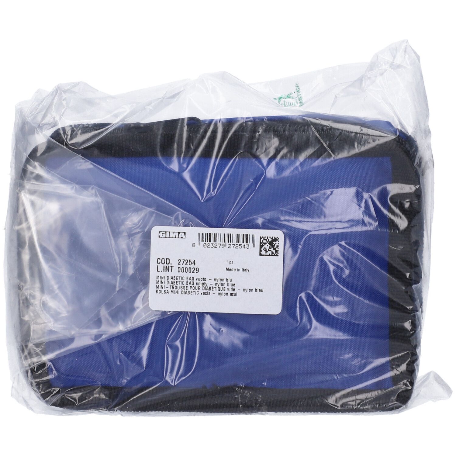 GIMA Mini Diabetic Bag Vuoto - Nylon Blu