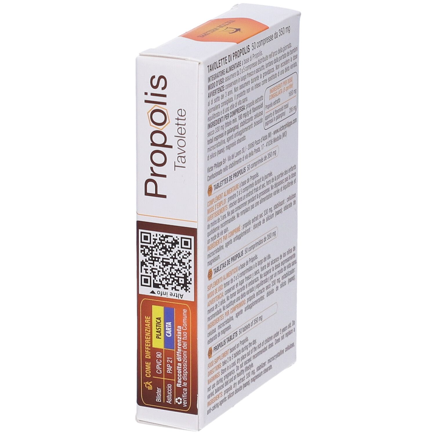Propolis Tavolette Propolis Purificata 50 Compresse