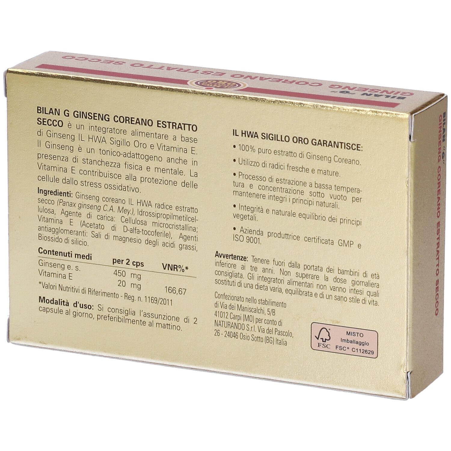 Ginseng Bilan-G 40 Capsule