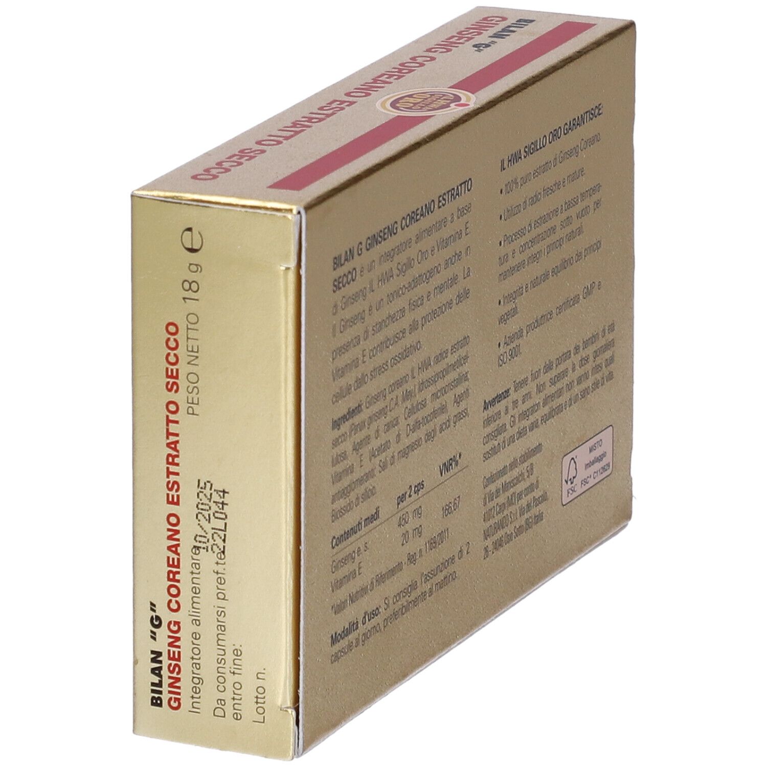 Ginseng Bilan-G 40 Capsule