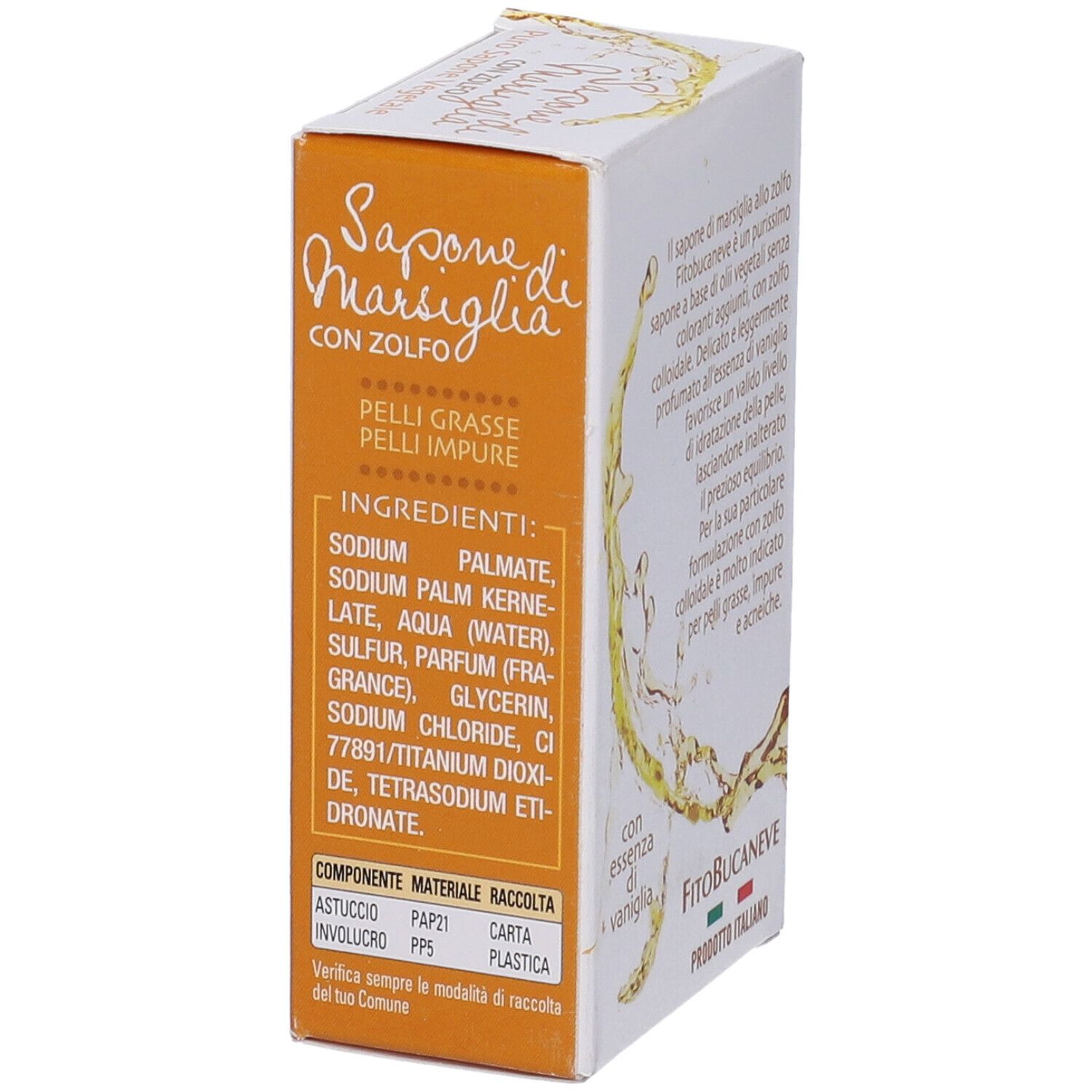 Sapone Marsiglia Zolfo 100 G