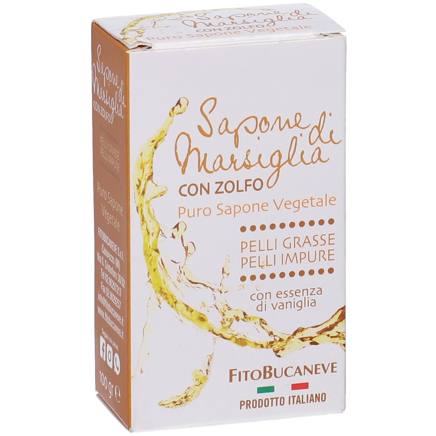 Sapone Marsiglia Zolfo 100 G