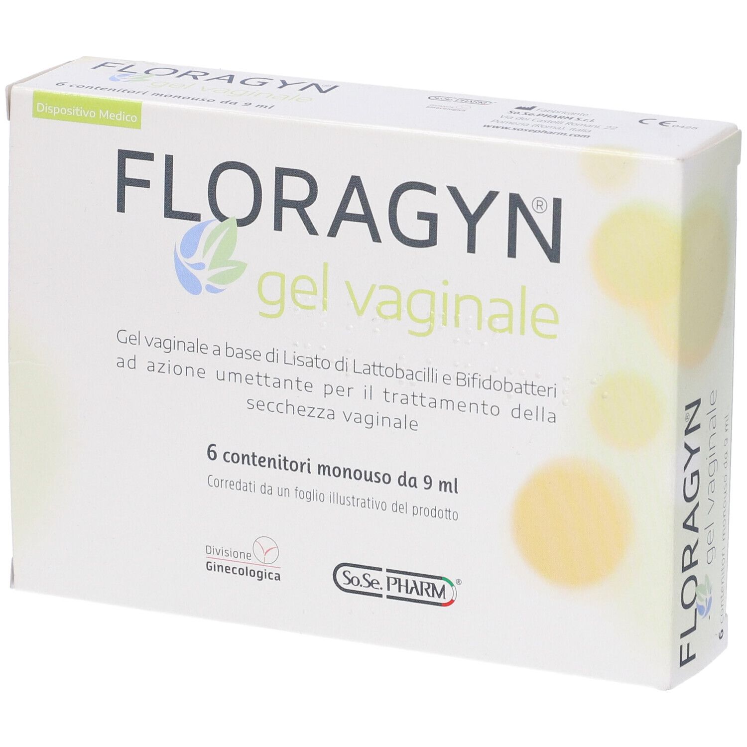 Gel Vaginale A Base Di Lattobacilli Lisati Floragyn Gel 6 Tubetti Monodose 9Ml