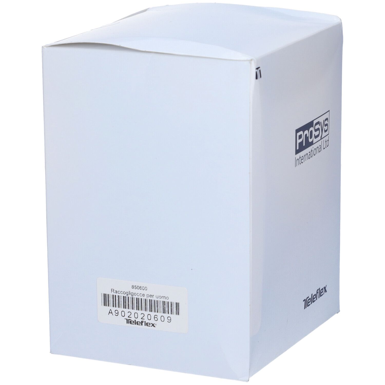 Scatola bianca con loghi ProSys e Teleflex. Contiene prodotti medici.