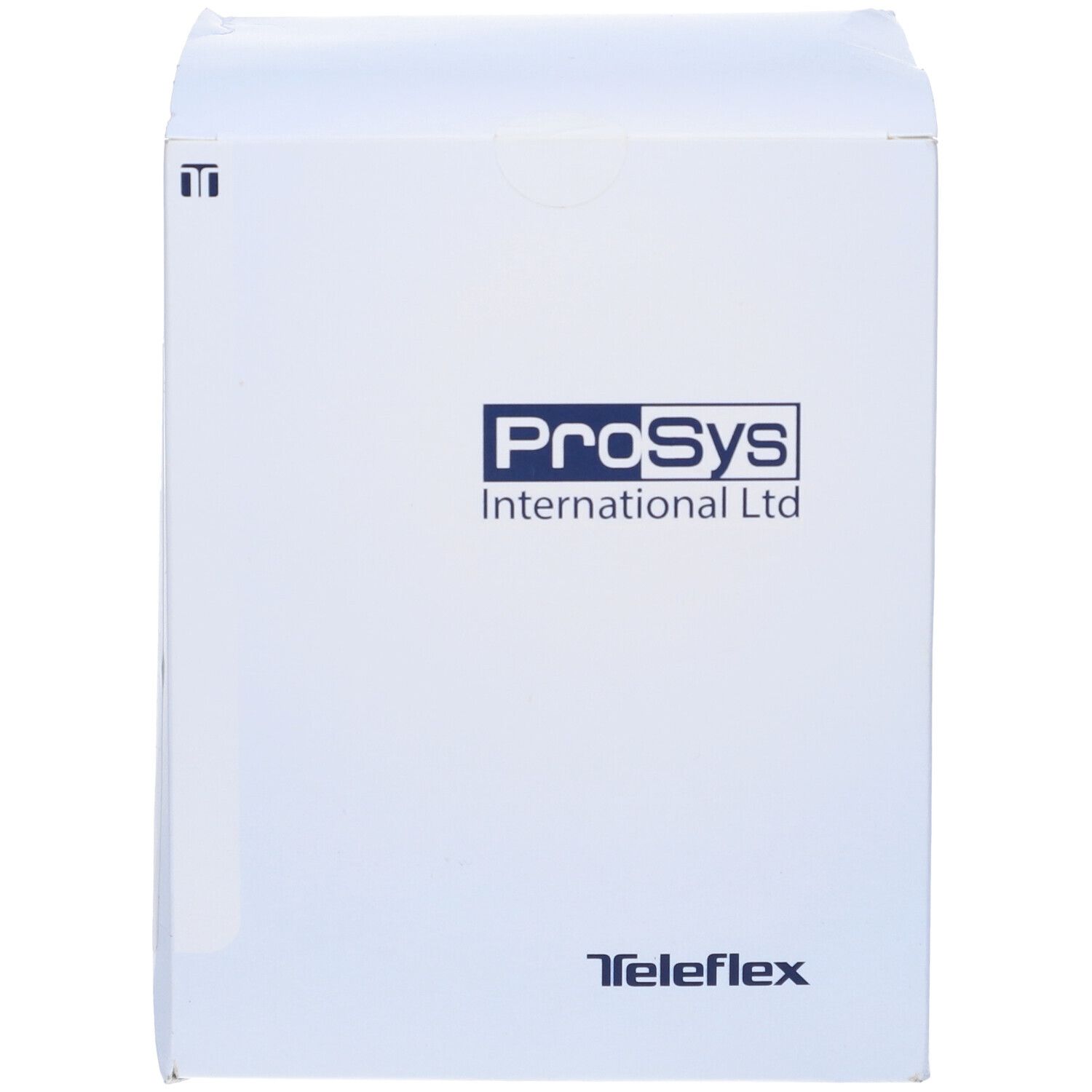 Scatola bianca con loghi ProSys e Teleflex. Contiene prodotti medici.