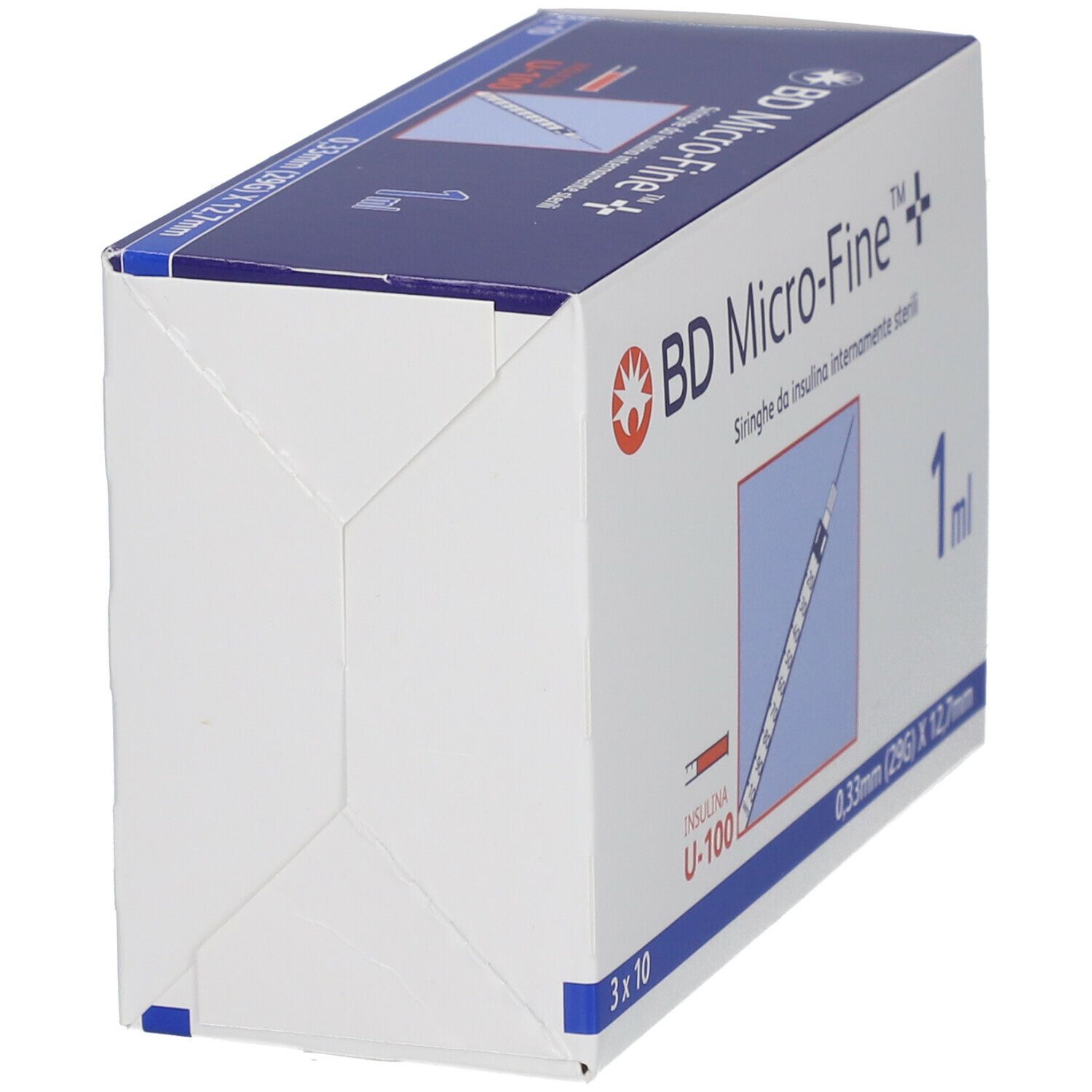 BD Micro-Fine™ + Siringhe da insulina 30 pz