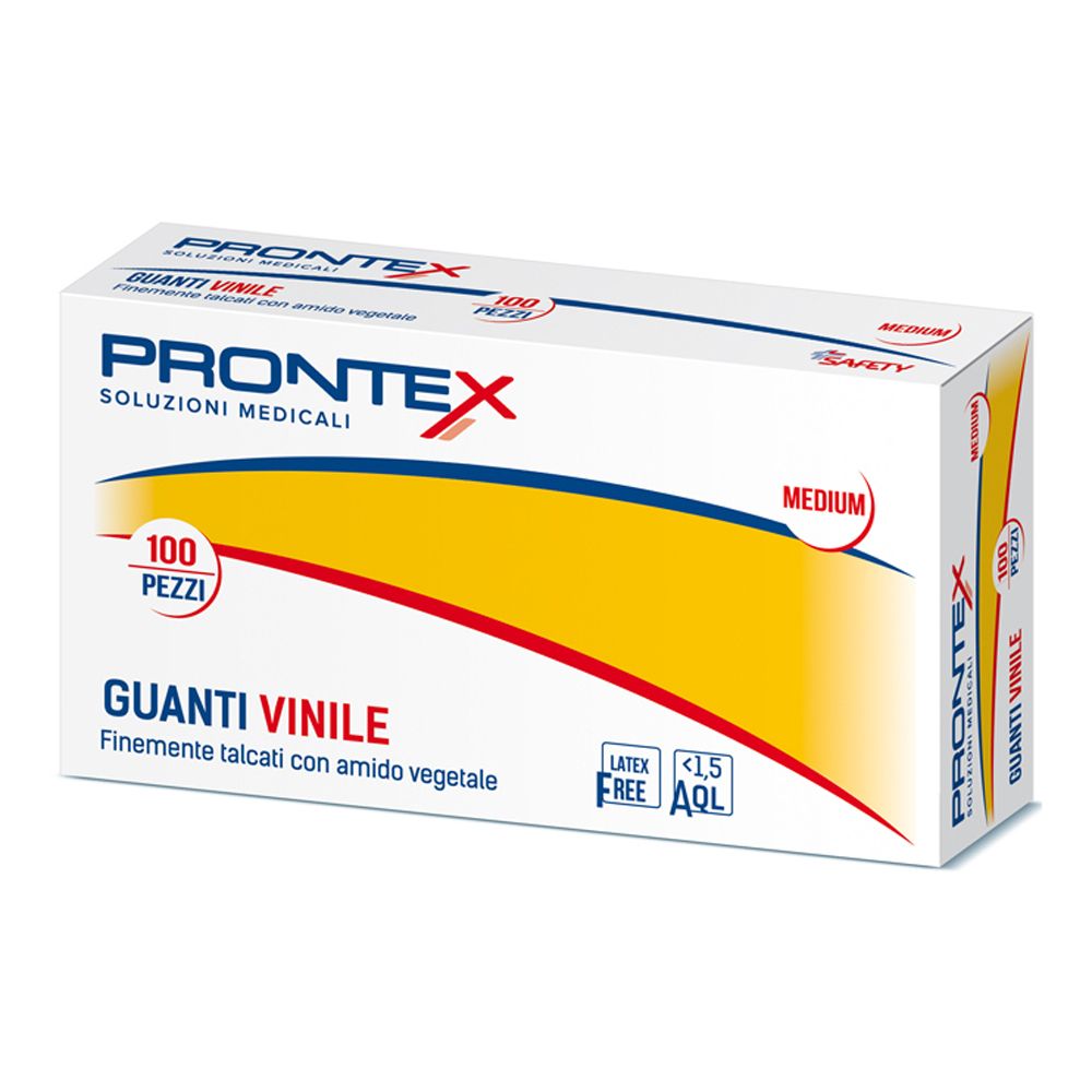 Prontex Guanto Vinile Piccolo 100 Pezzi