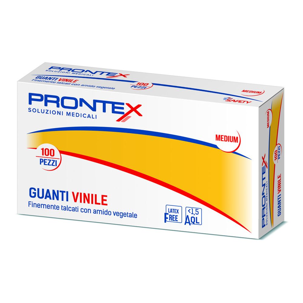 Guanto Prontex Vinile Medio 100 Pezzi