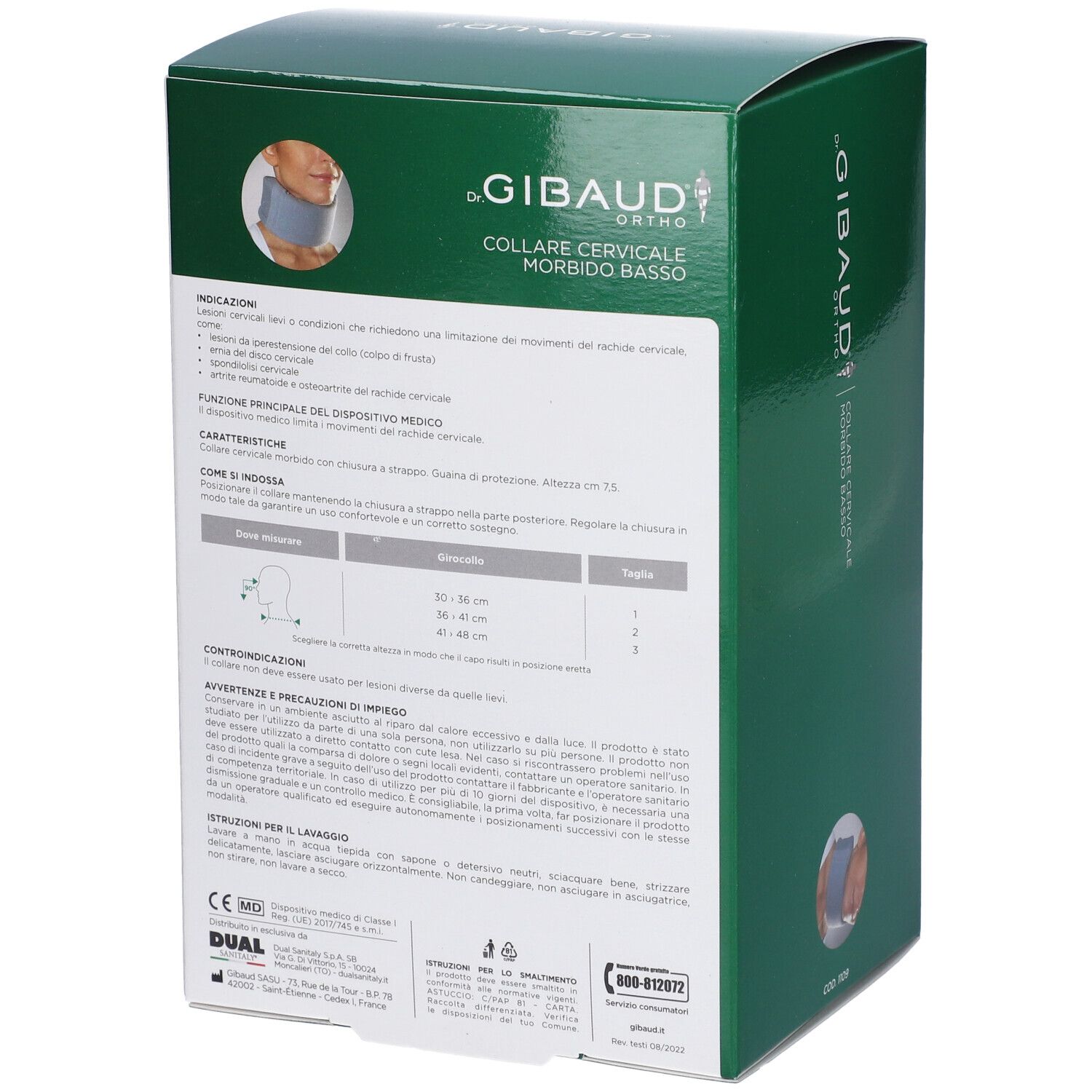 Collare Cervicale Morbido Basso Dr Gibaud Ortho 2