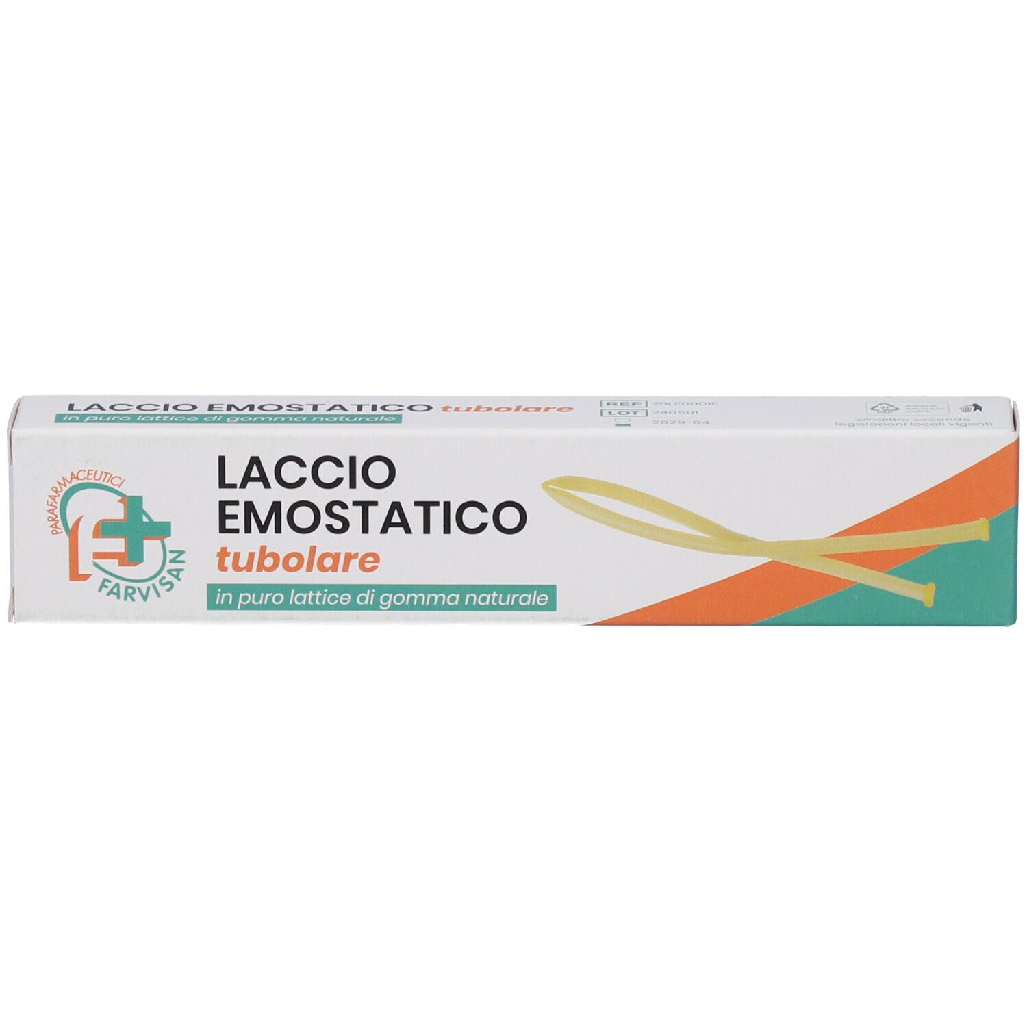 Laccio Emostatico Tubolare. Confezione Singola
