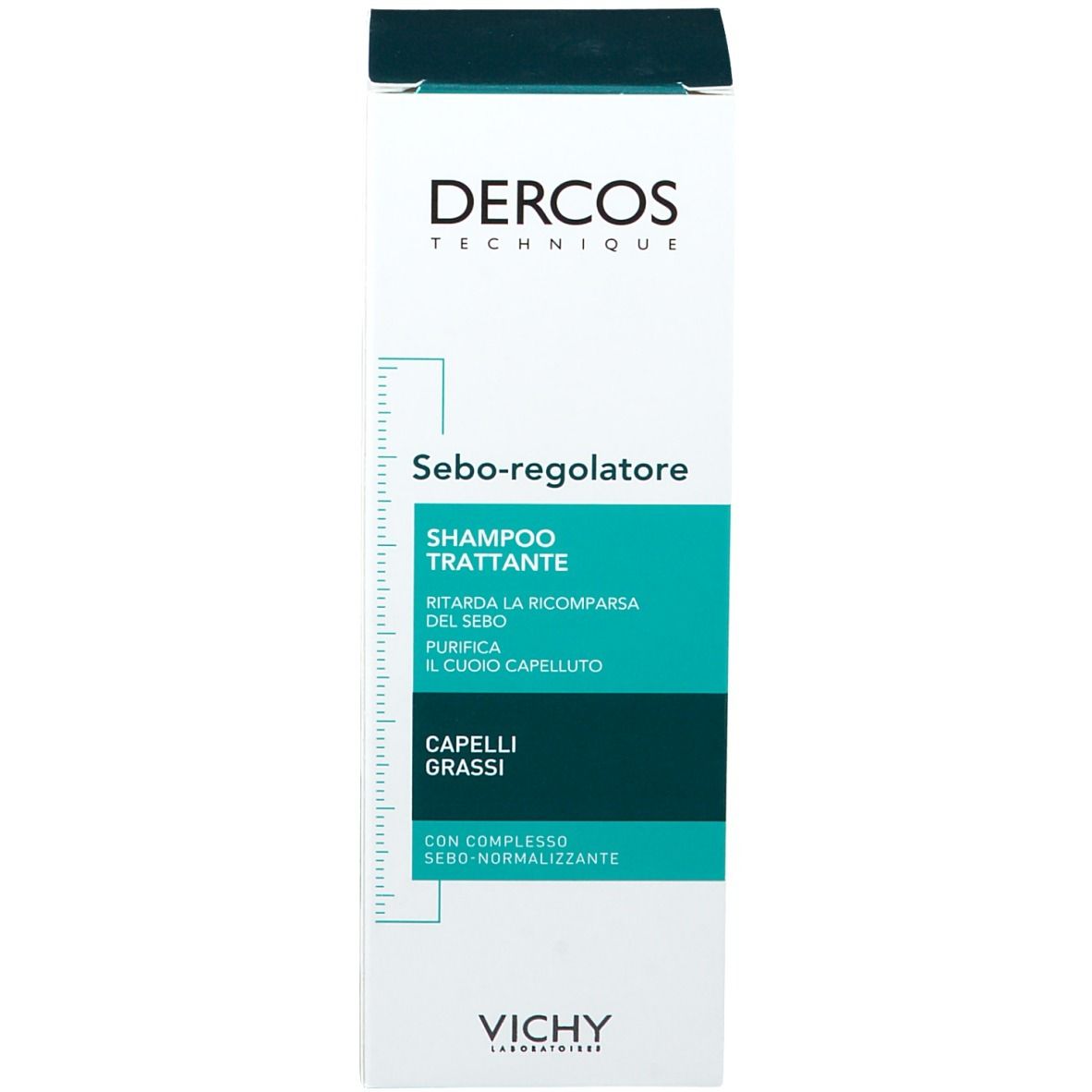 Vichy Dercos Shampoo Sebo Regolatore trattante Capelli grassi 200 ml