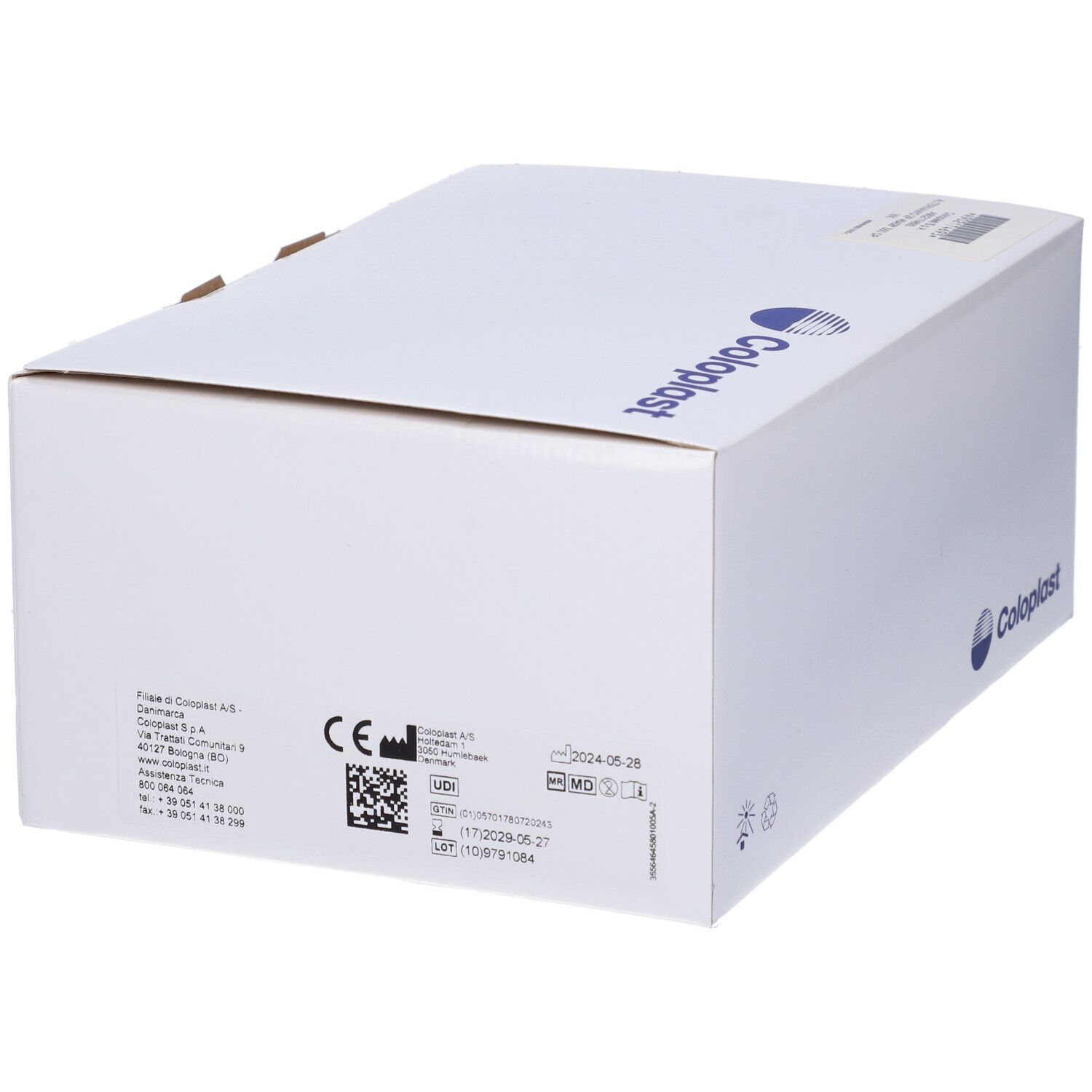 Coloplast Alterna Sacca per Colostomia Ricoperta in Tessuto Foro 50mm Capacità 500ml