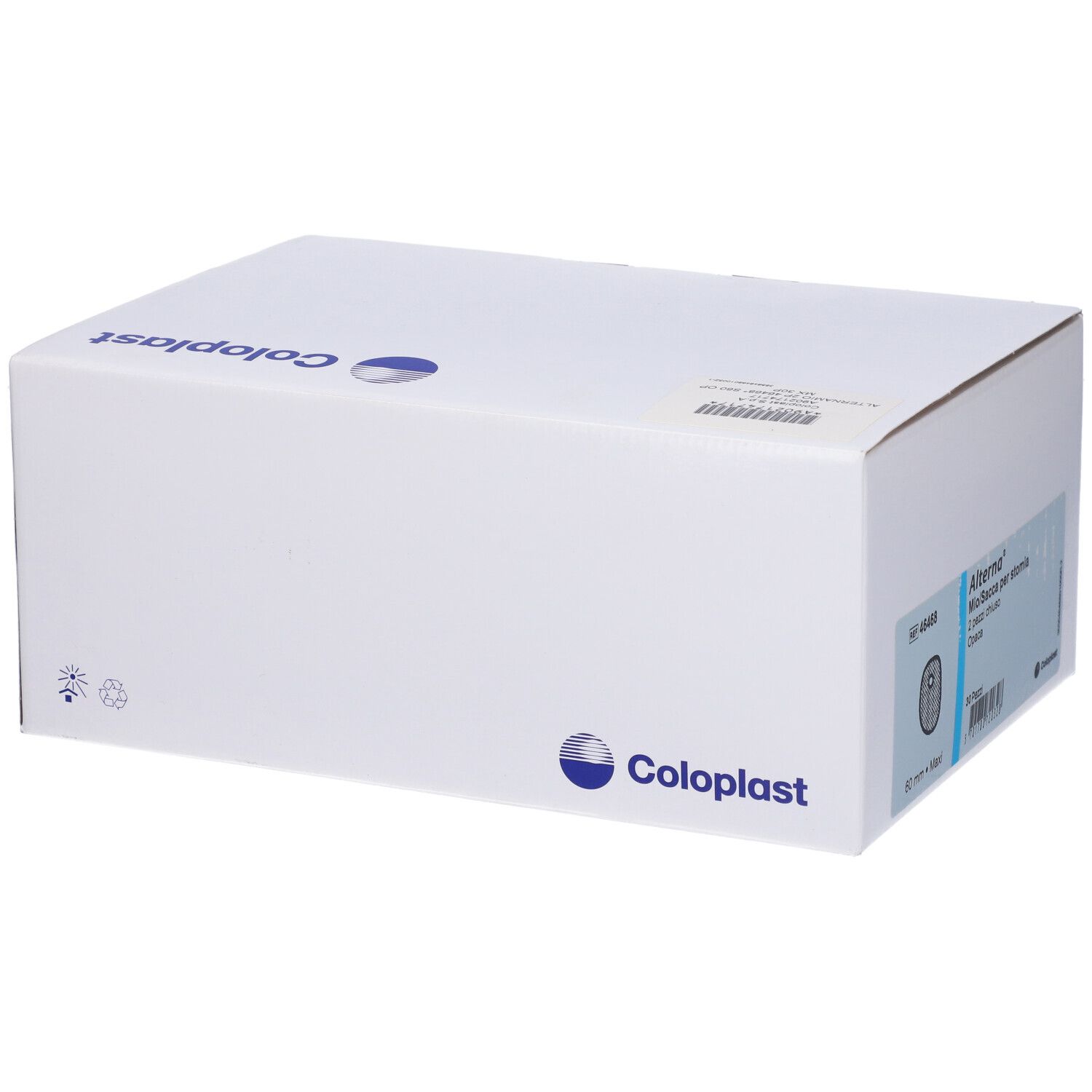 Sacca Per Colostomia Chiusa Ricoperta In Tessuto Non Tessuto Alterna Mio Sistema A 2 Pezzi Misura Foro 60Mm Capacita' Maxi 500Ml 30 Pezzi Articolo 46468