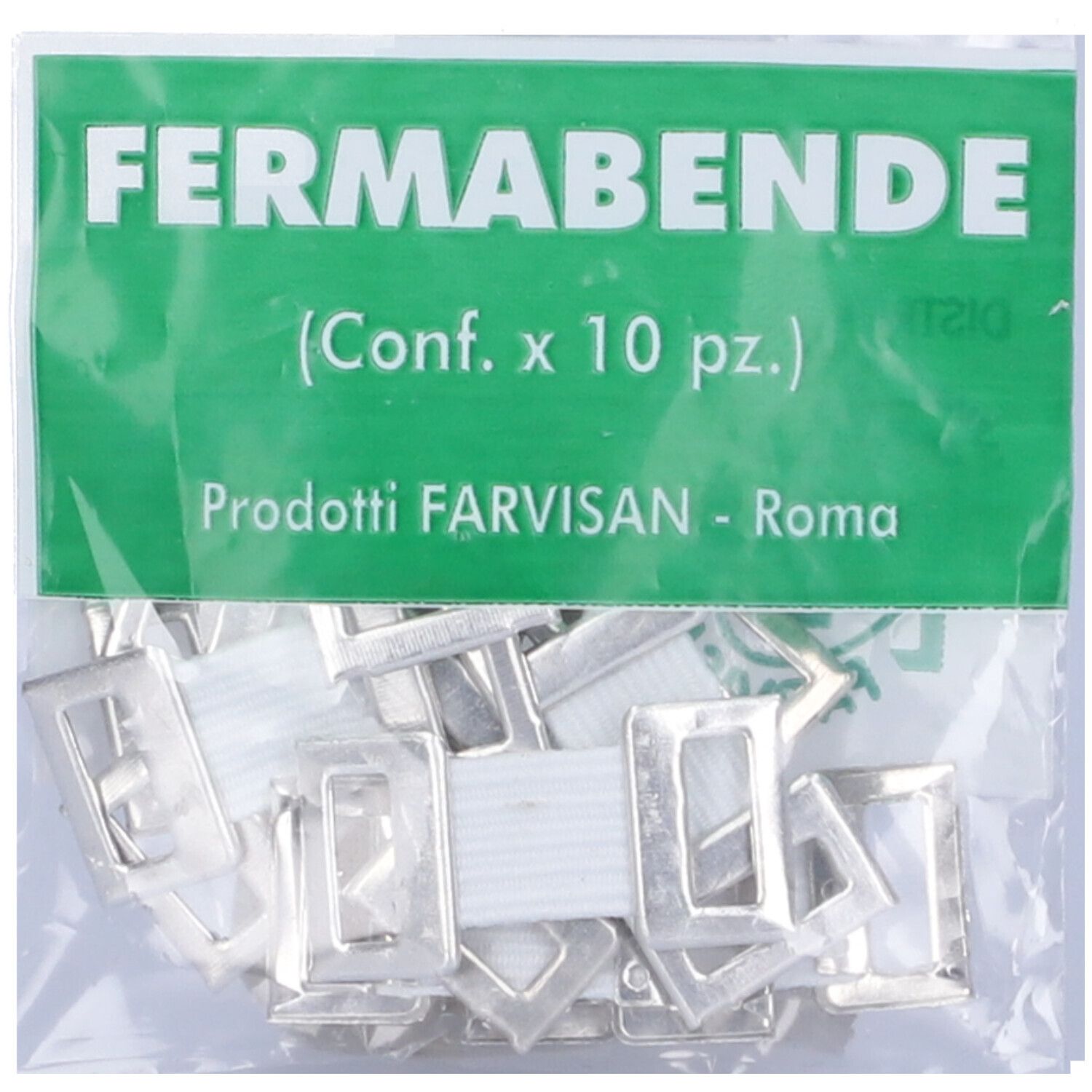 Fermaglio Per Bende 10 Pezzi 10 Pc
