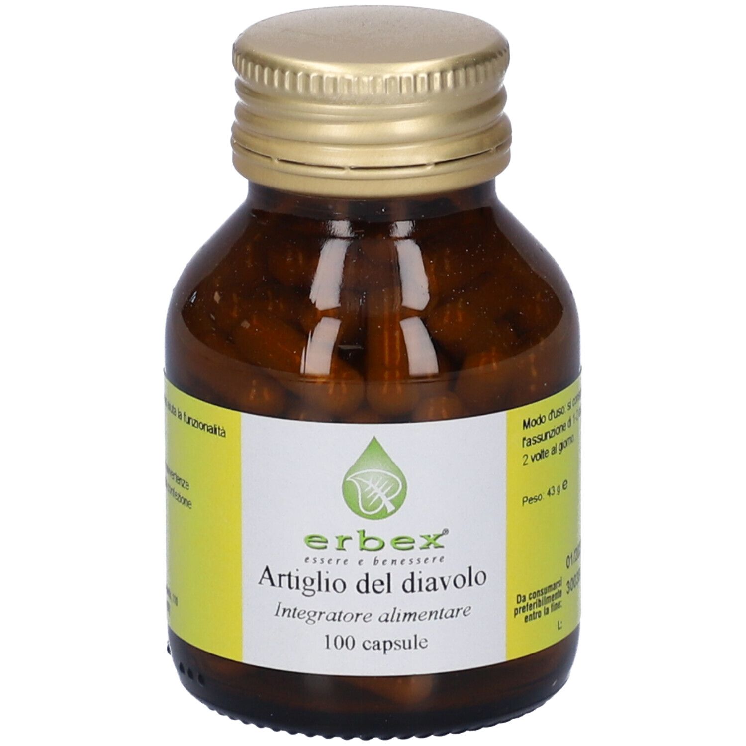 Artiglio Diavolo 100 Capsule 430Mg