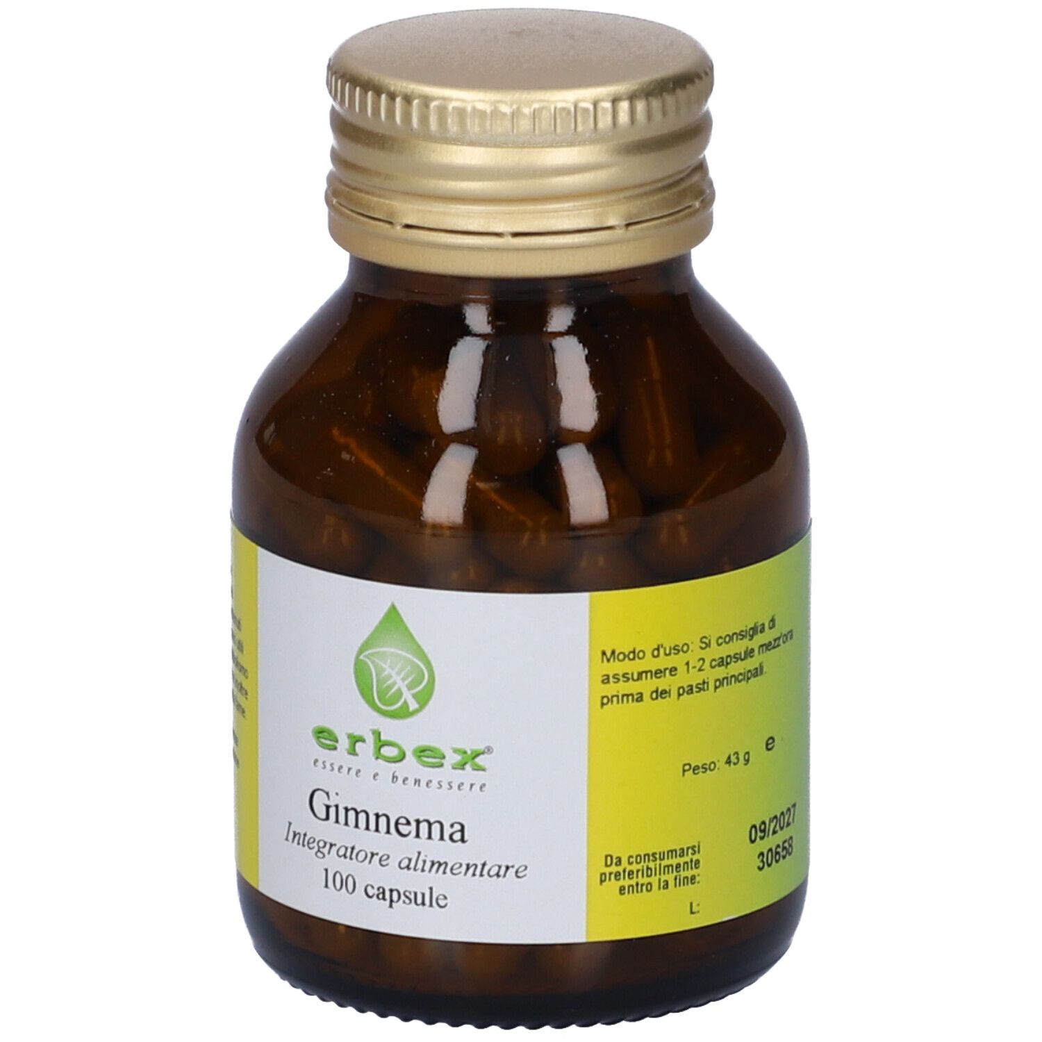 Gimnema 100 Capsule 430Mg
