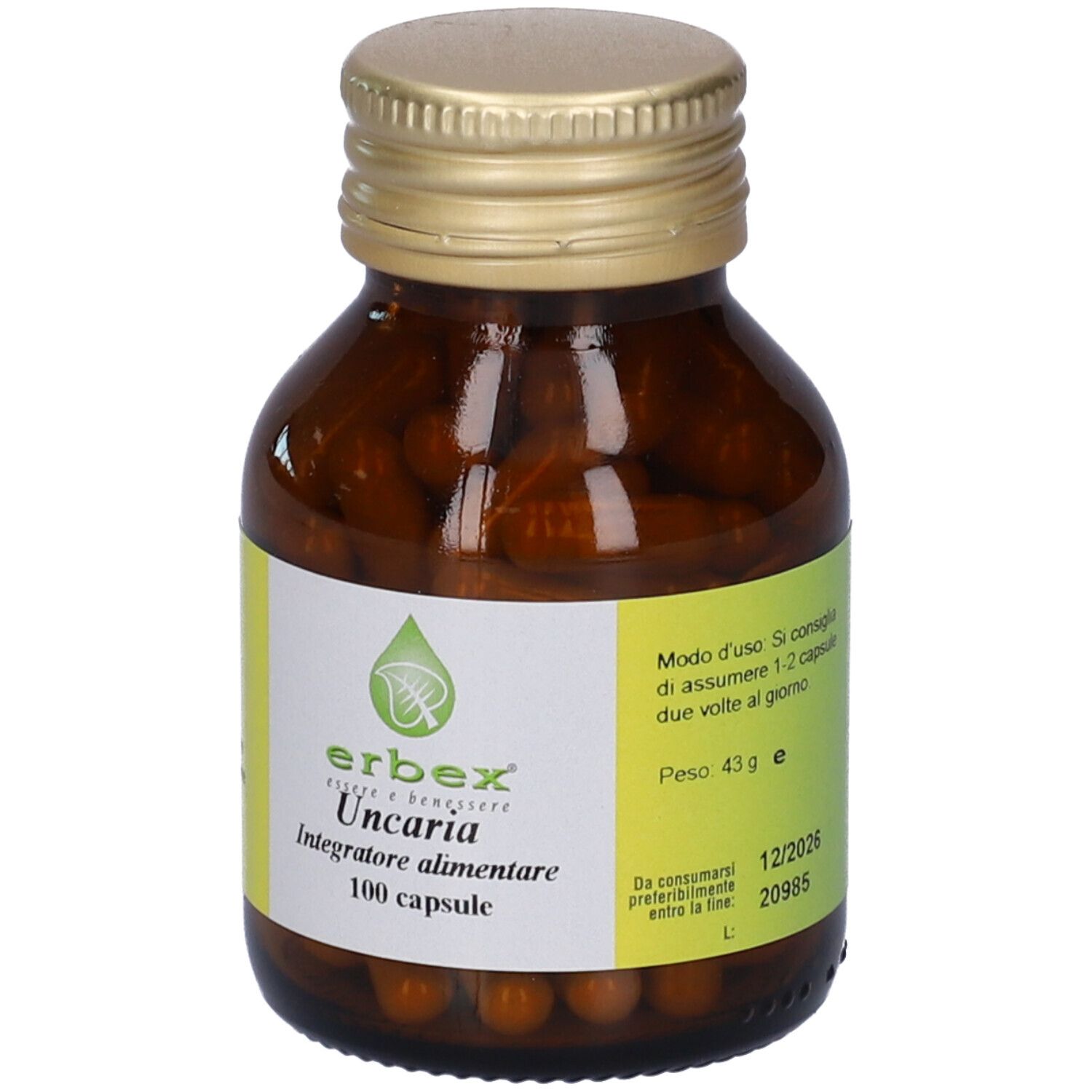 Erbex Uncaria Tomentosa Capsule