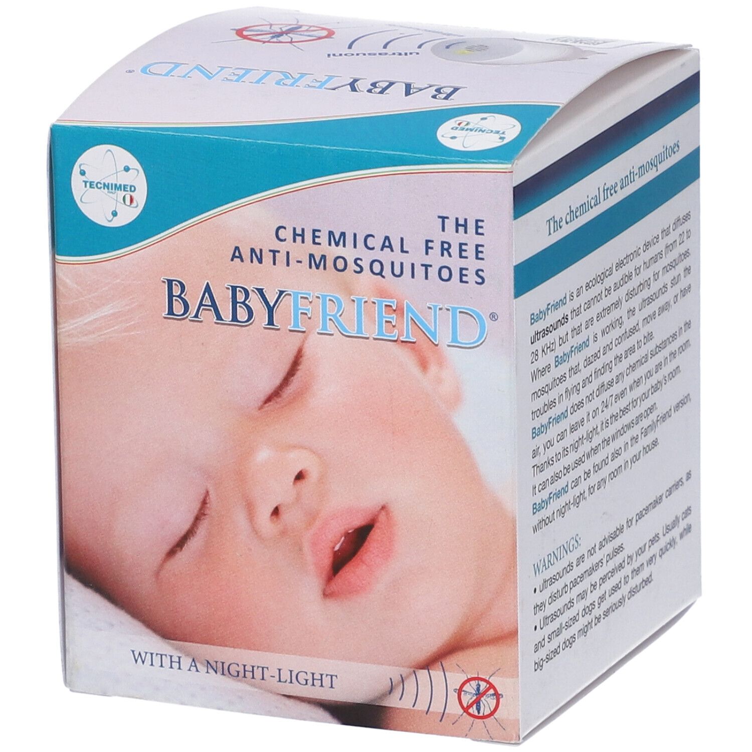 BabyFriend Sacciazanzare ad Ultrasuoni con Luce Notturna
