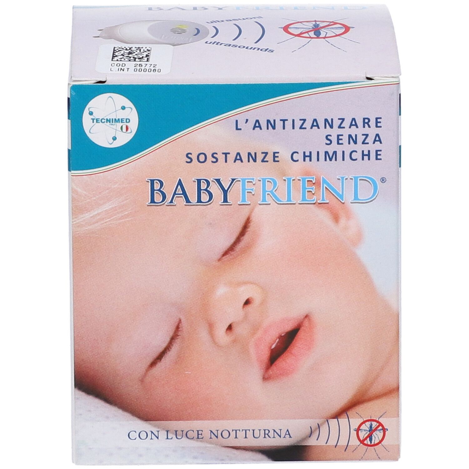 BabyFriend Sacciazanzare ad Ultrasuoni con Luce Notturna