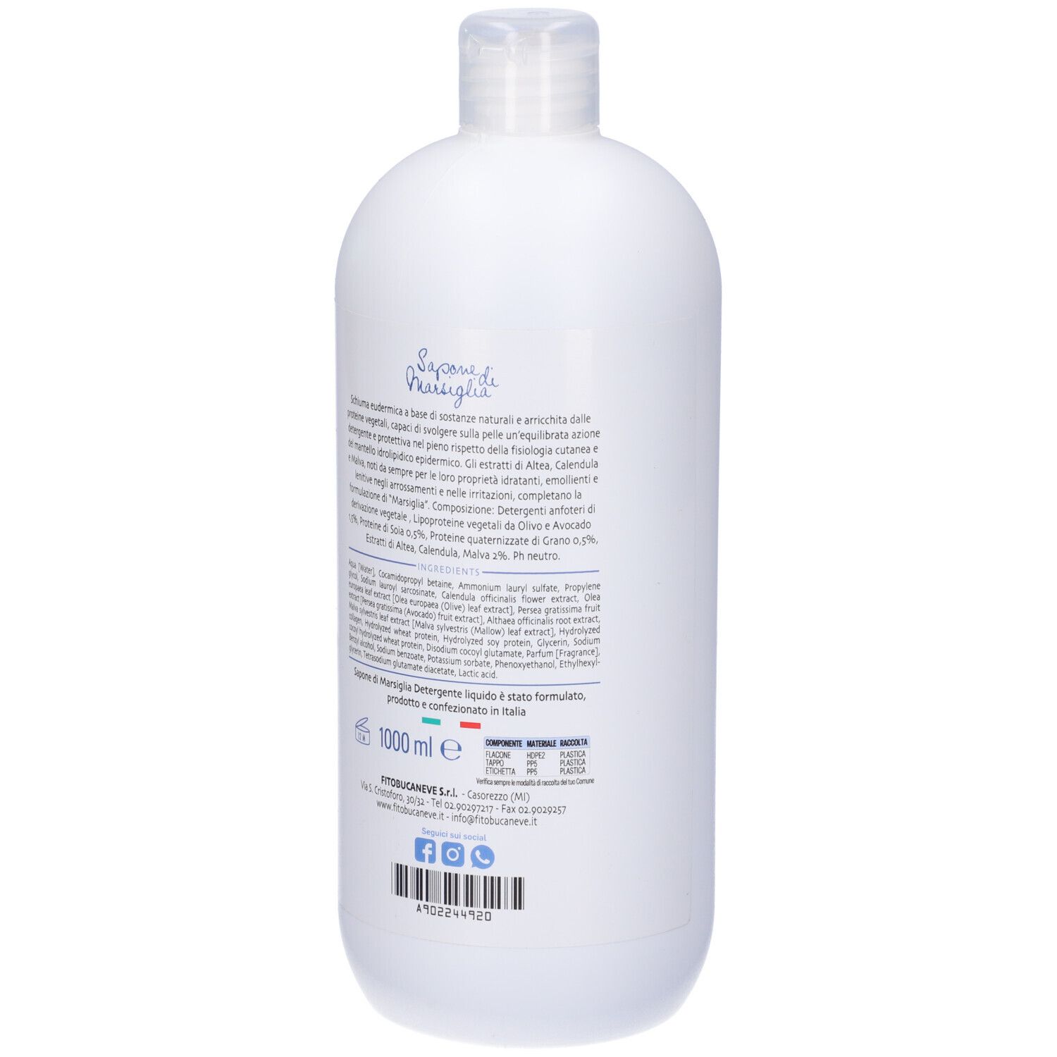 Sapone Marsiglia Liquido 1000 Ml