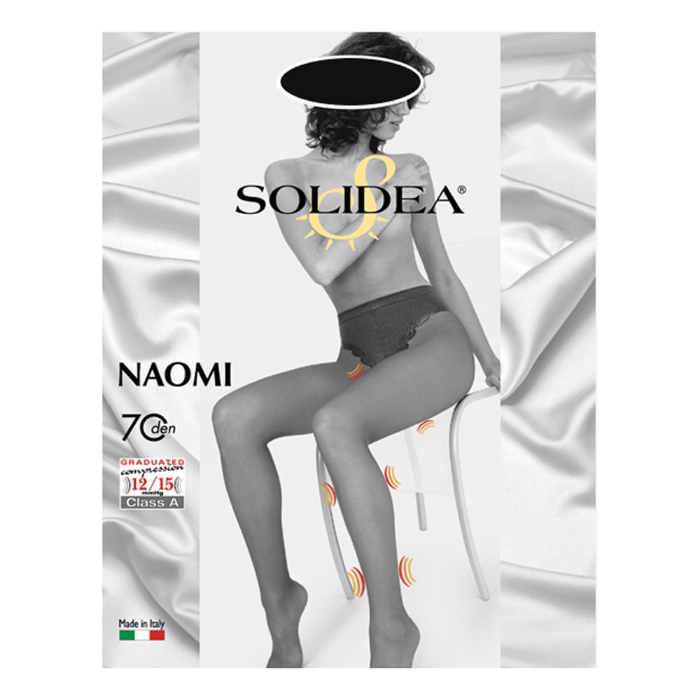 Solidea Naomi Collant a Compressione 70 DEN Misura 3-M/L Colore Champagne