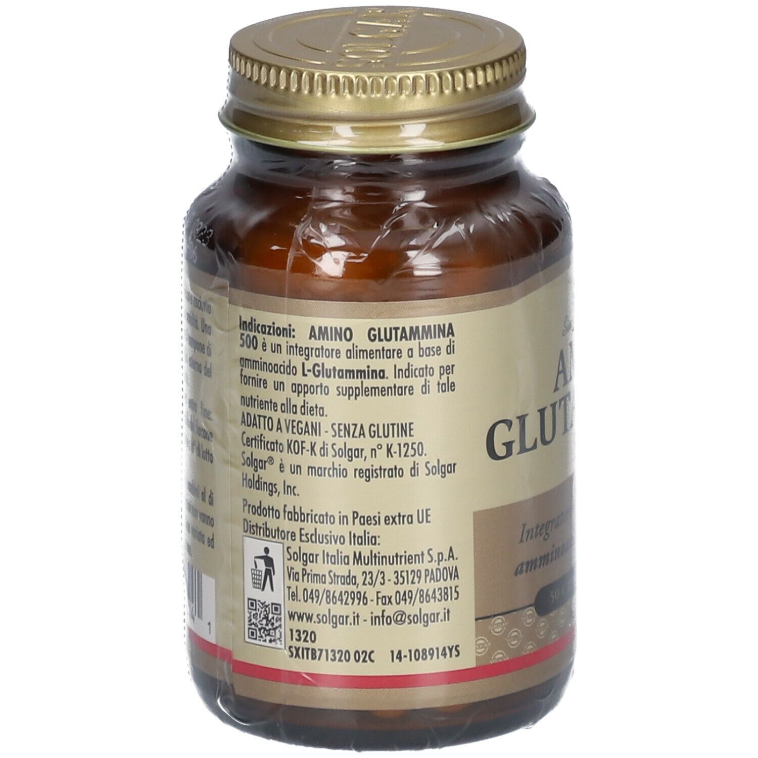 SOLGAR® Amino Glutammina 500