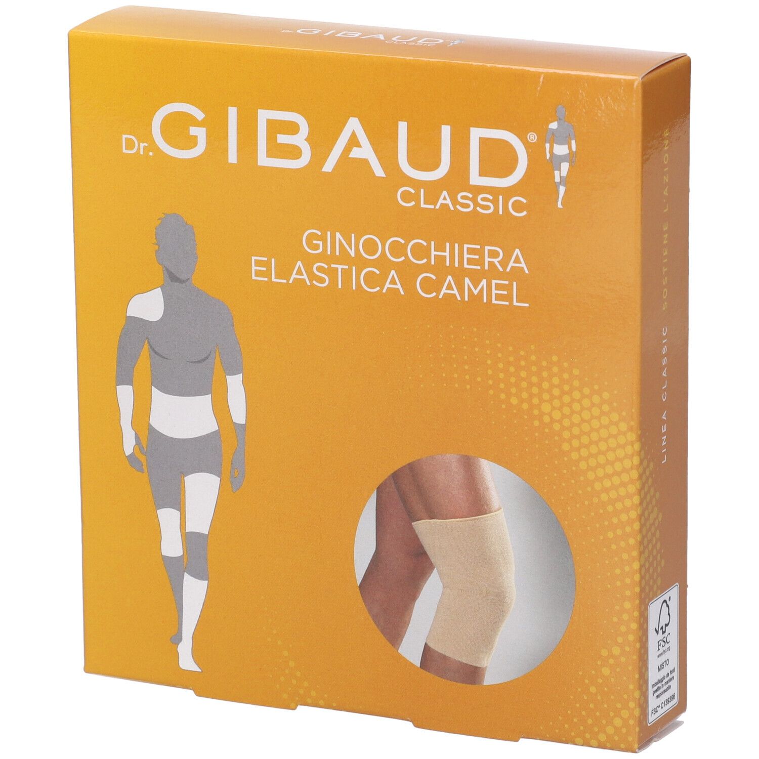 Ginocchiera Sportiva Gibaud Camel Misura 5