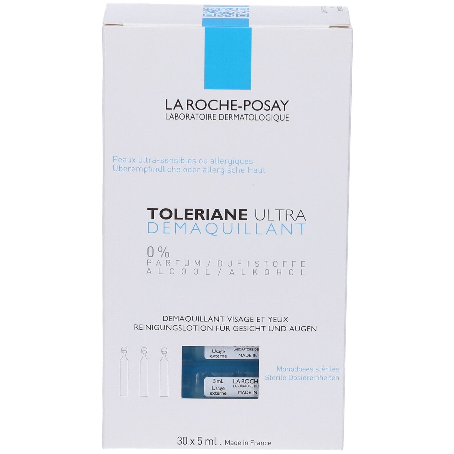 La Roche-Posay Toleriane Ultra Struccante Purificante 30 X 5 ml