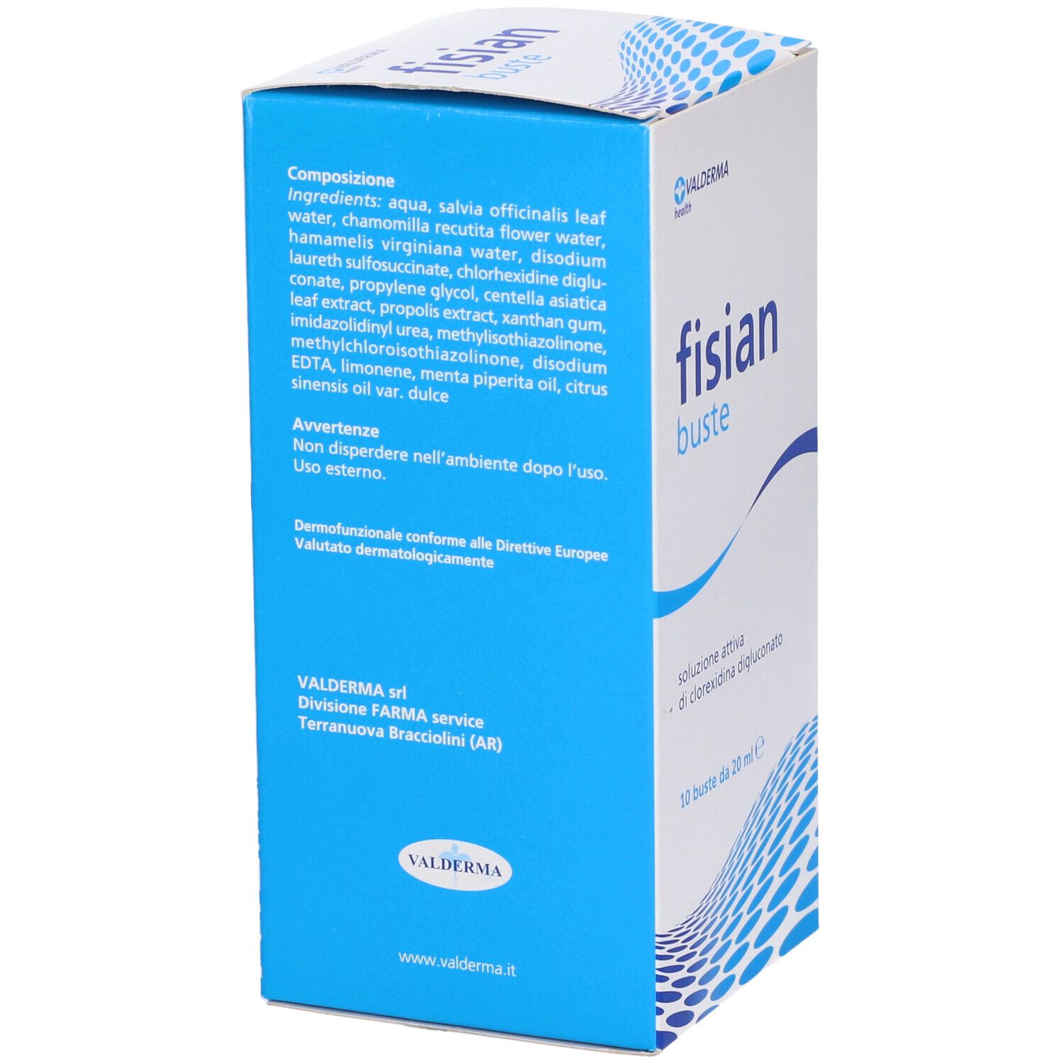 Fisian Buste 10 Pezzi 20 Ml