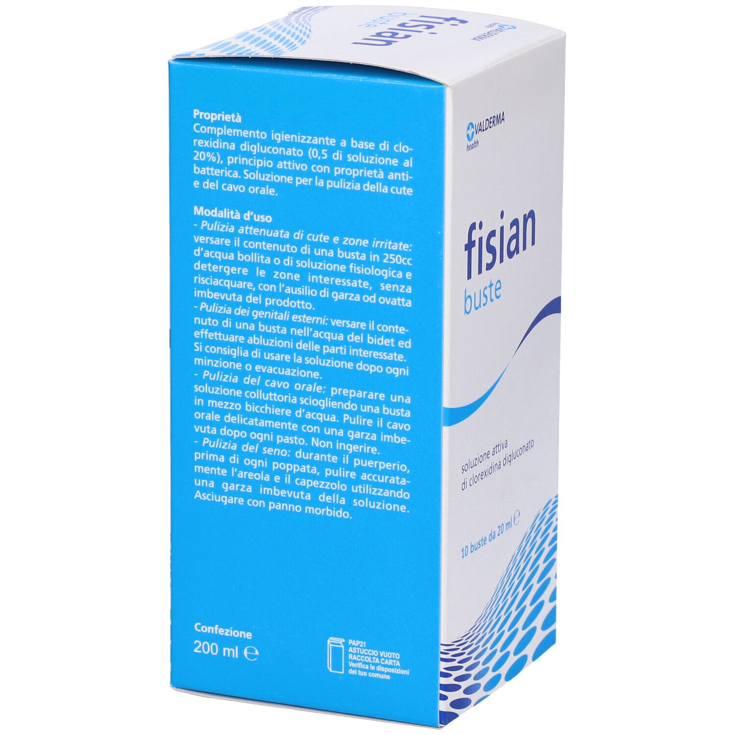 Fisian Buste 10 Pezzi 20 Ml
