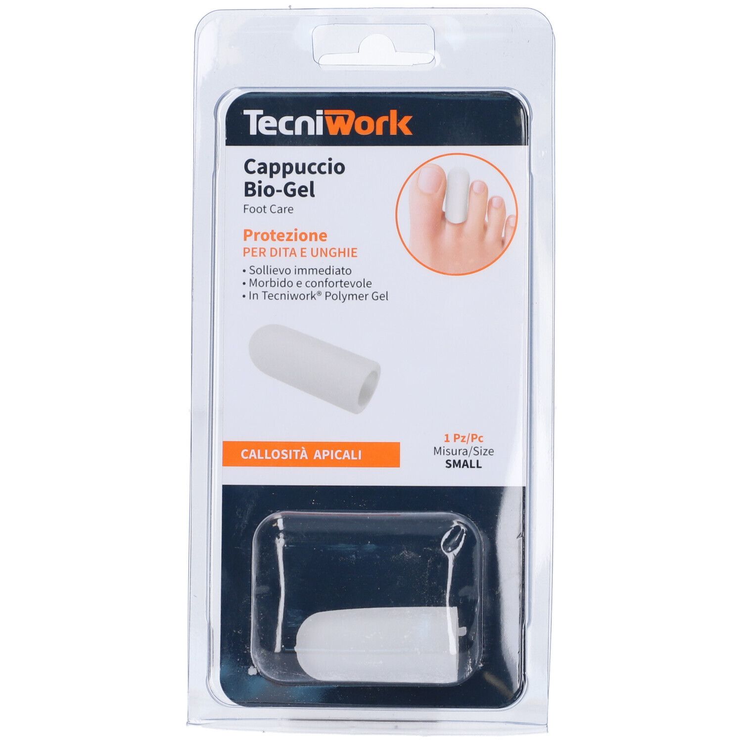 Tecniwork Biogel Cappuccio Protezione Dita e Unghie Misura S