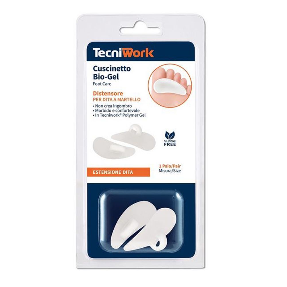 Tecniwork Biogel Cuscinetto Distensore per Dita a Martello Misura S