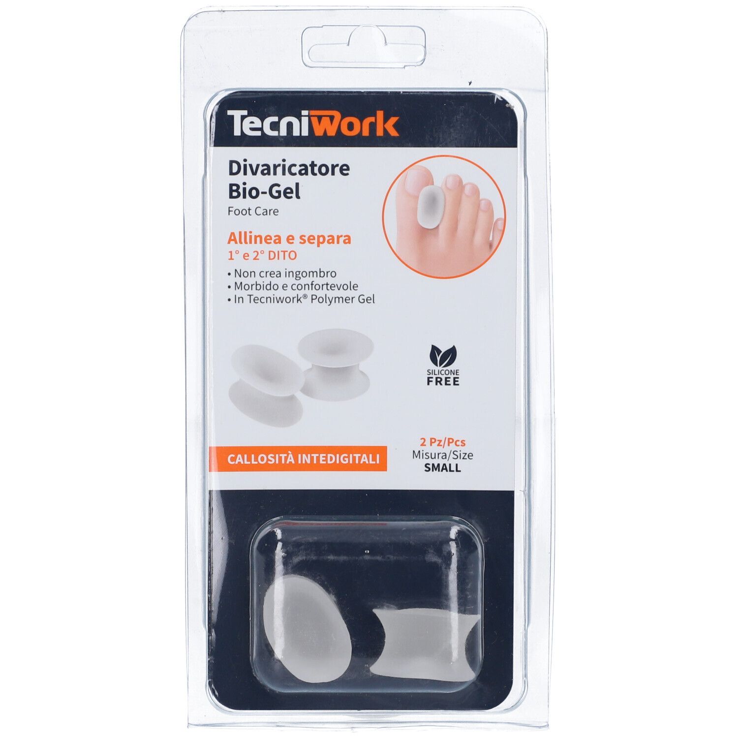 Tecniwork Biogel Divaricatore 1° e 2° Dito Misura S