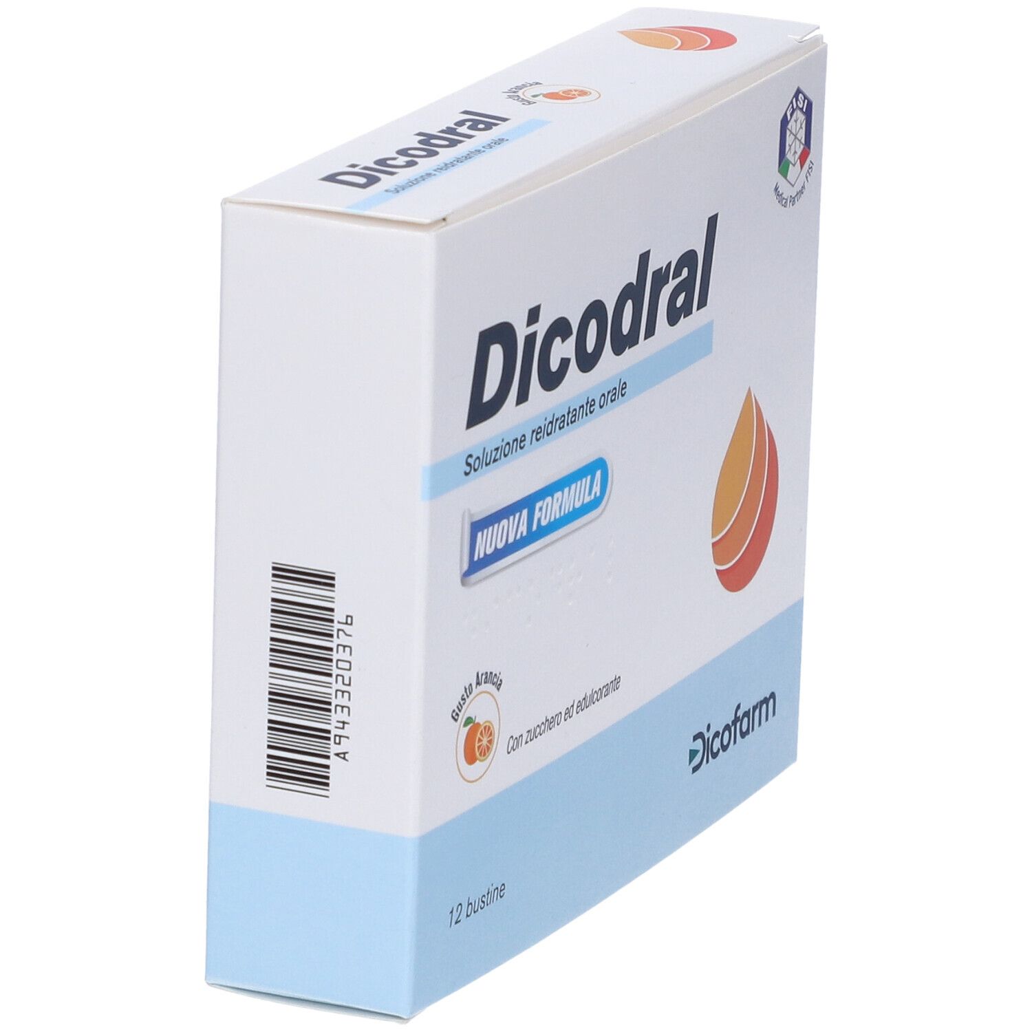 Dicodral® Soluzione Reidratante Orale Gusto Arancia