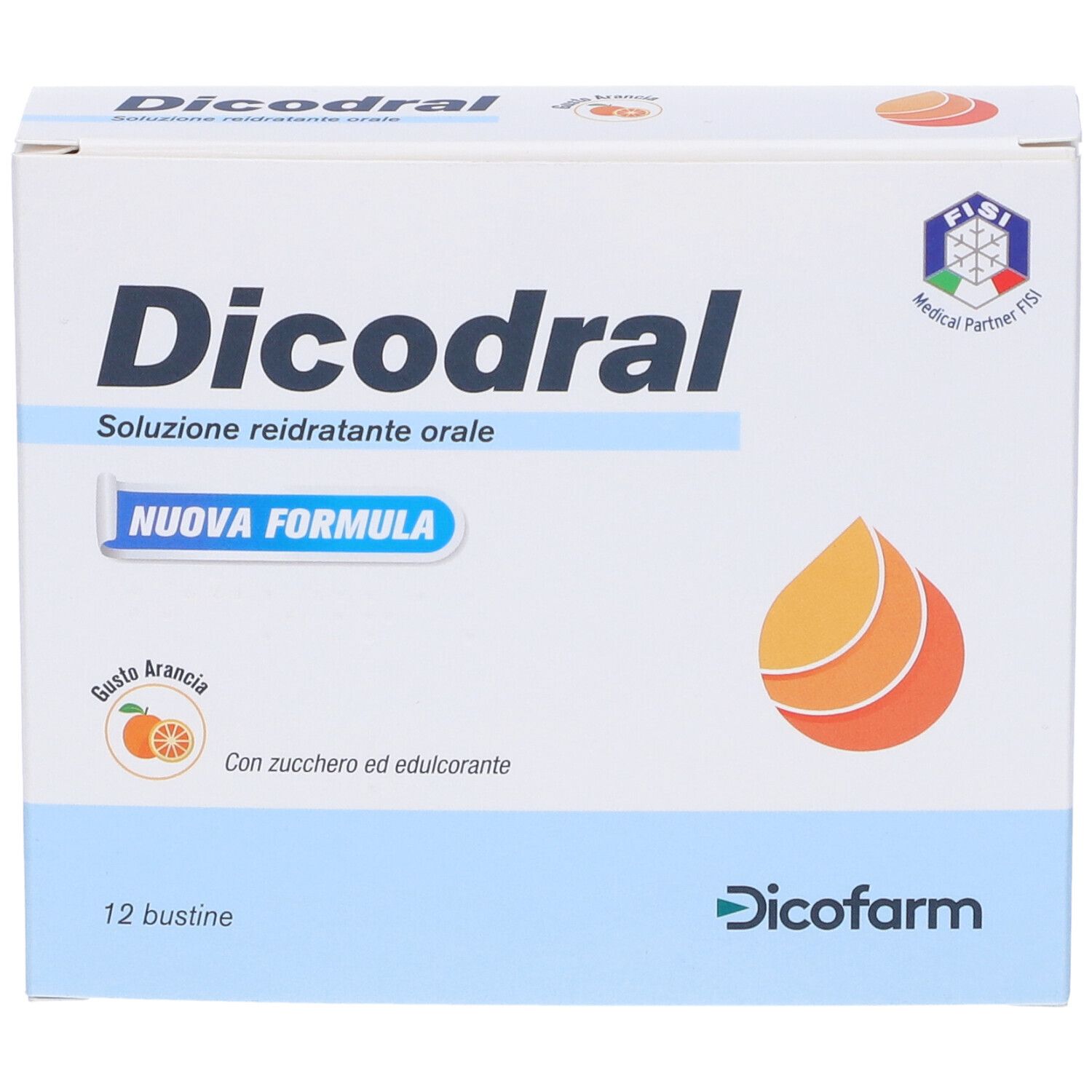 Dicodral® Soluzione Reidratante Orale Gusto Arancia