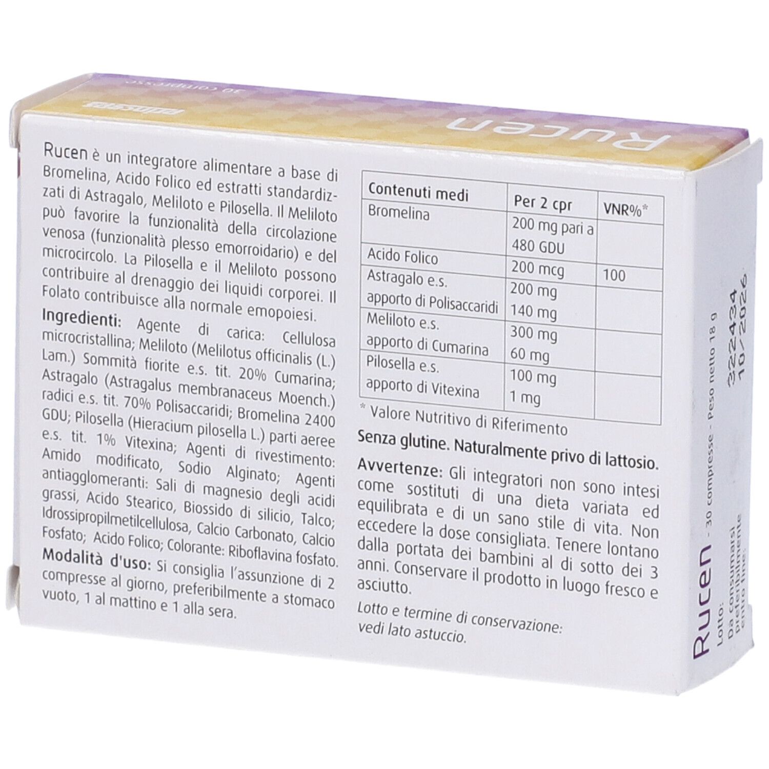 RUCEN Compresse