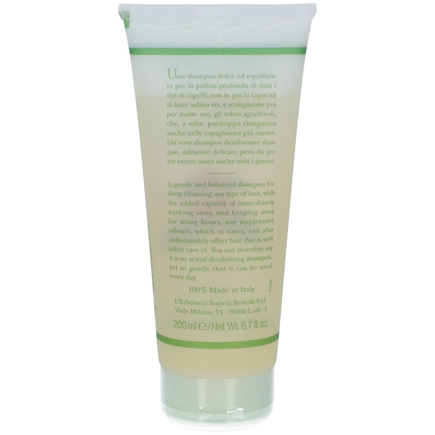 Shampoo Purificante Menta Acquatica & Vitamina E 200 Ml