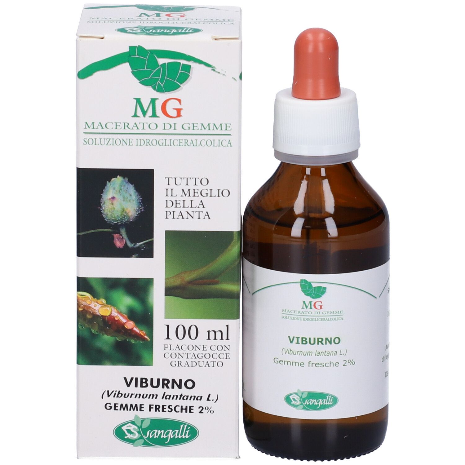 Sangalli Viburno Macerato Glicerico Gocce